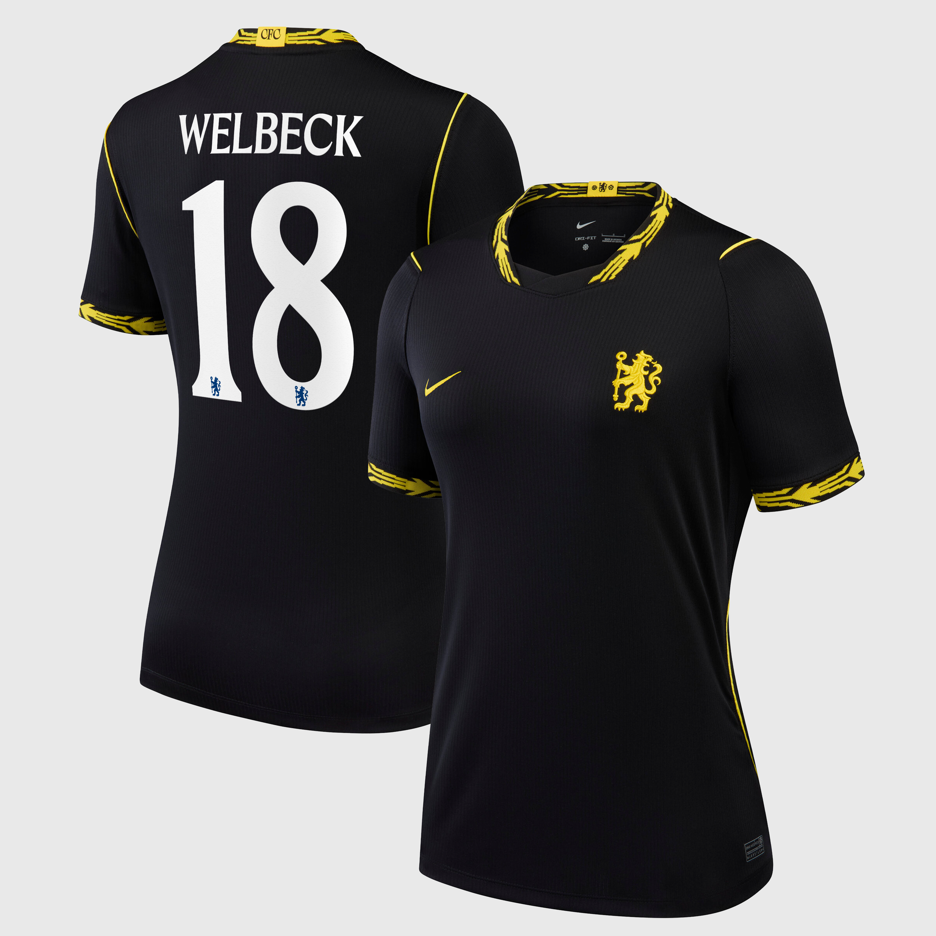 Chelsea Cup Nike Away Stadium Shirt 2026-27 - Womens with Welbeck 18 printing, , rebel_hi-res