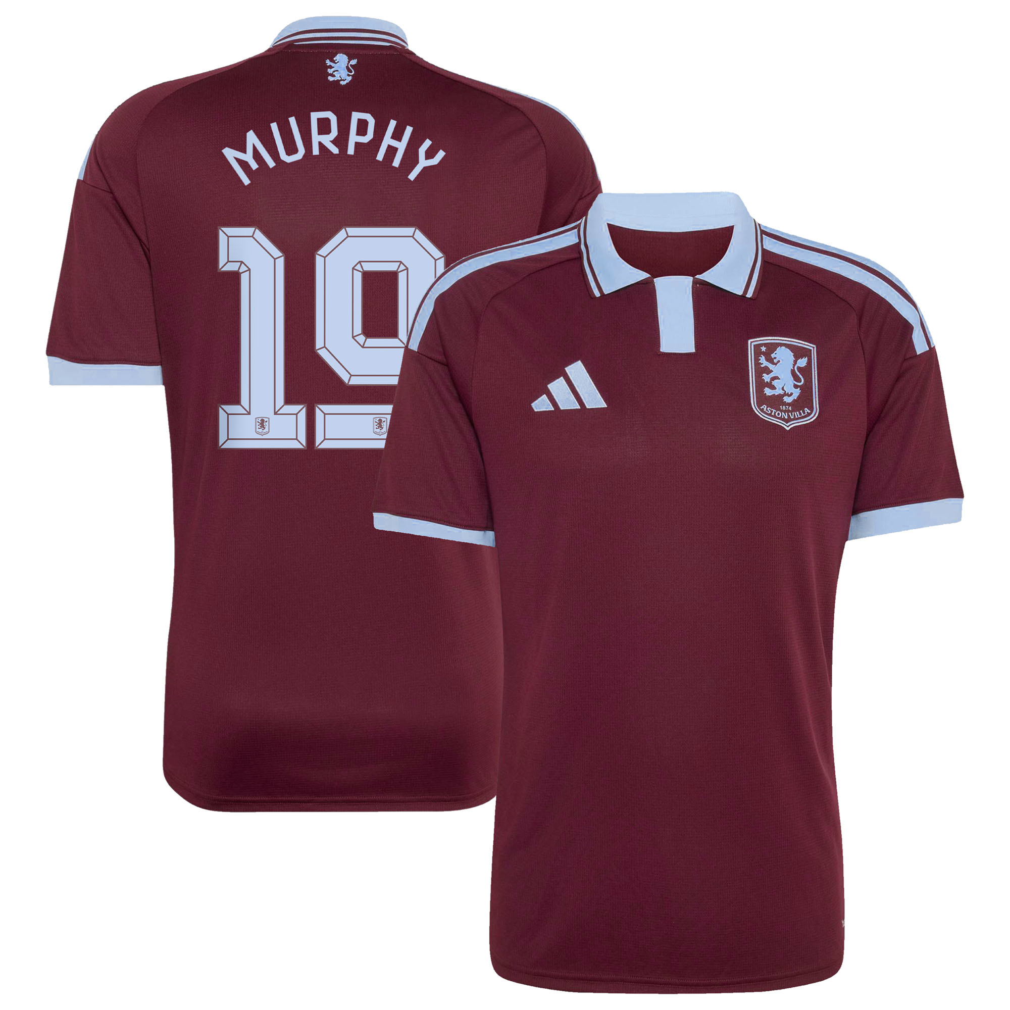 Aston Villa adidas Home Shirt 2026-27 with Murphy 19 Cup printing, , rebel_hi-res