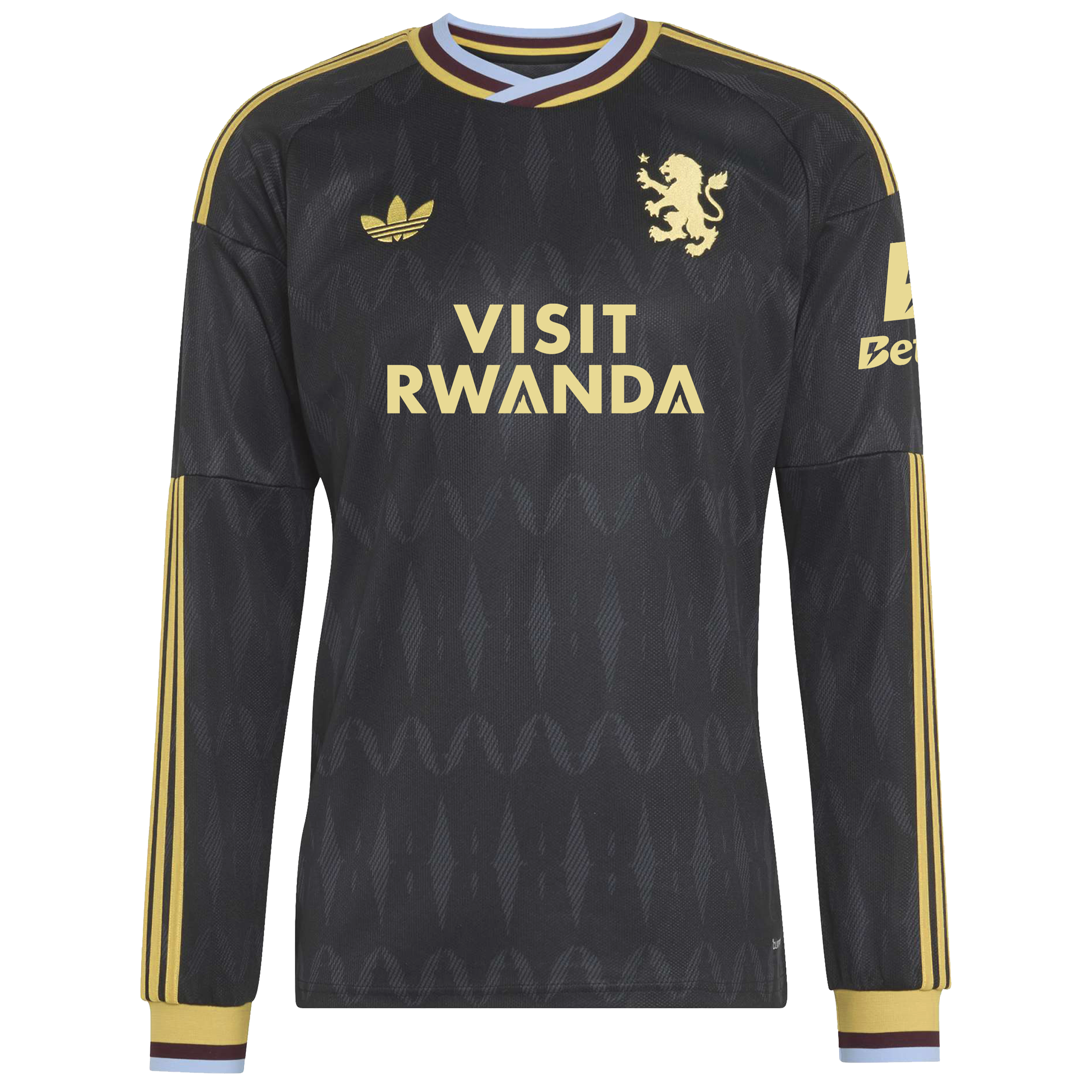 Aston Villa adidas Away Shirt 2026-27 - Long sleeve with Murphy 19 Cup printing, , rebel_hi-res