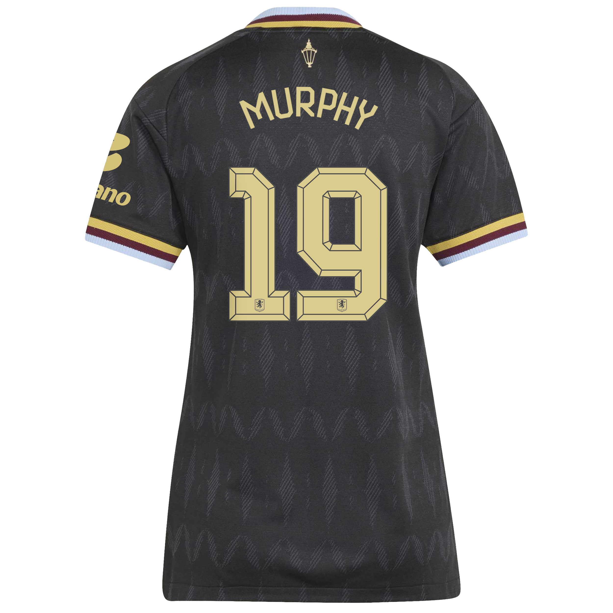 Aston Villa adidas Away Authentic Shirt 2026-27 - Womens with Murphy 19 Cup printing, , rebel_hi-res