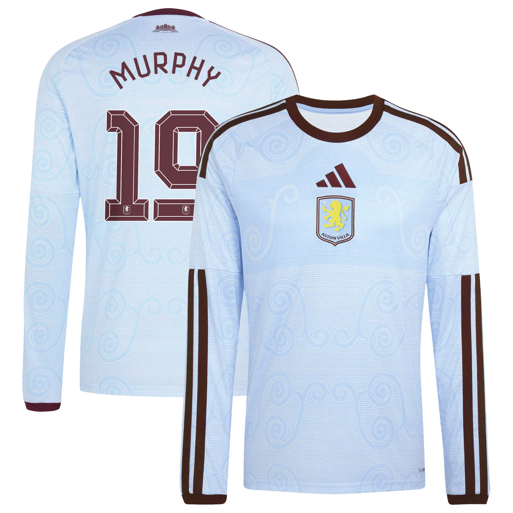 Aston Villa adidas Third Shirt 2026-27 - Long sleeve with Murphy 19 Cup printing, , rebel_hi-res