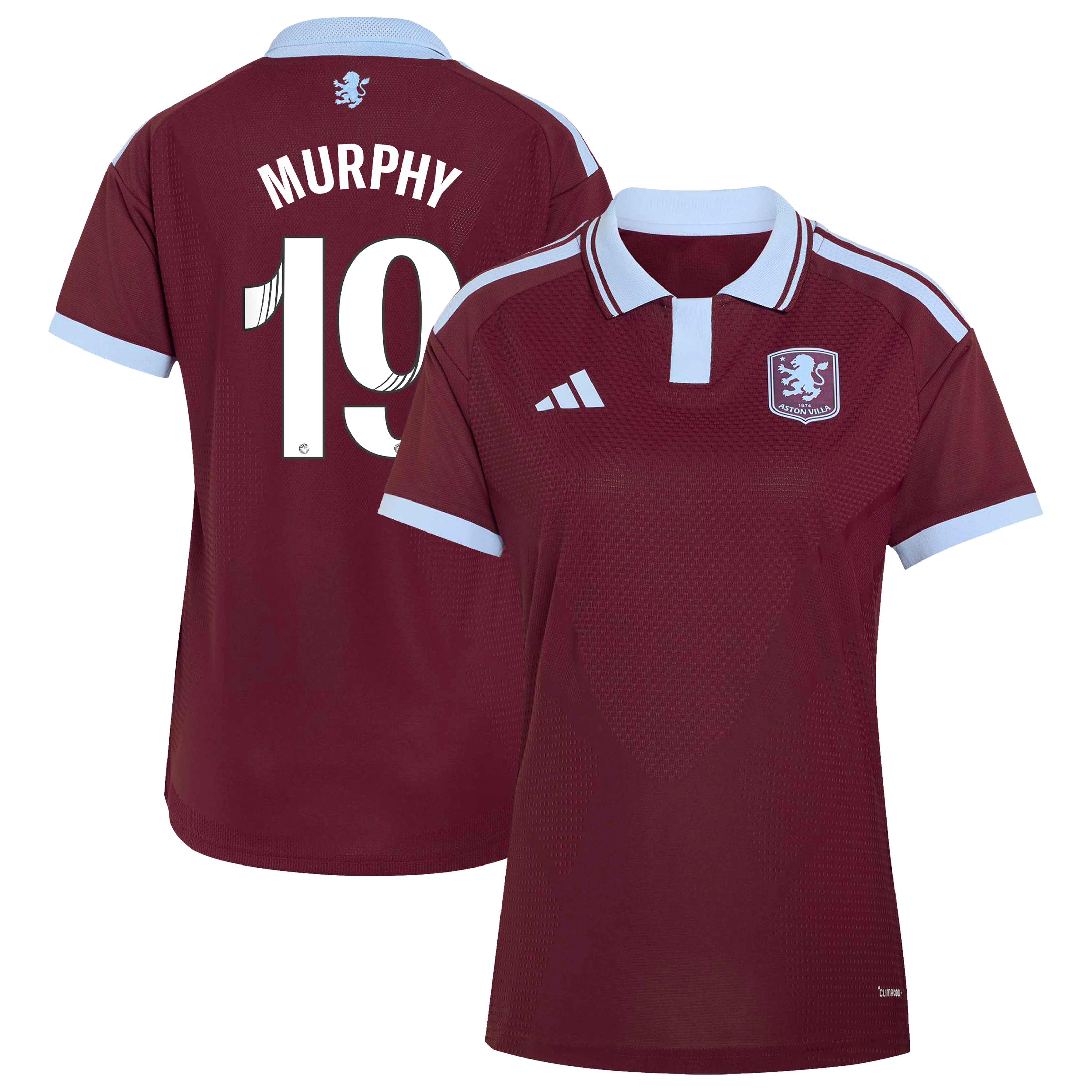 Aston Villa WSL Home Authentic Shirt 2026-27 - Womens with Murphy 19  printing, , rebel_hi-res