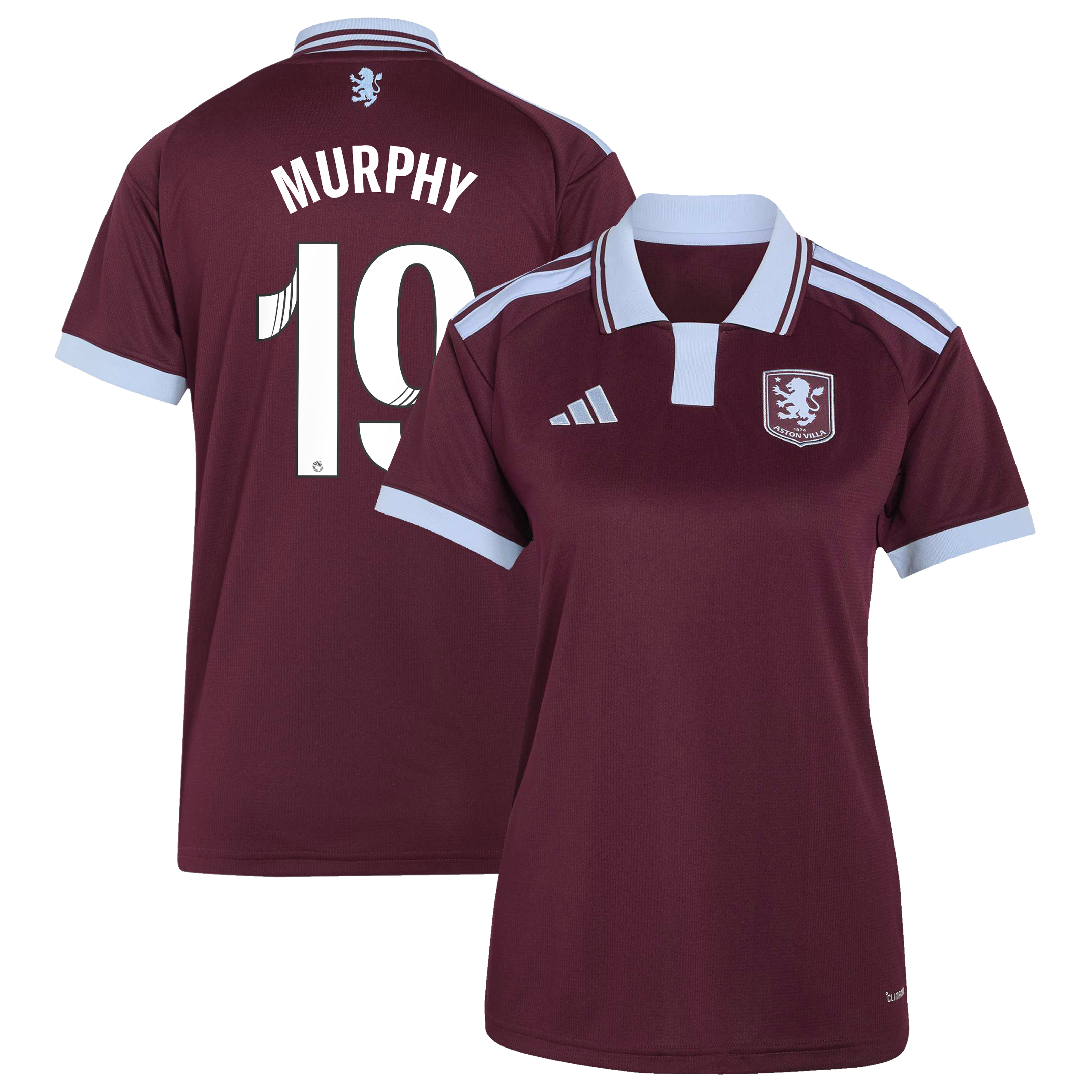 Aston Villa WSL adidas Home Shirt 2026-27 - Womens with Murphy 19  printing, , rebel_hi-res