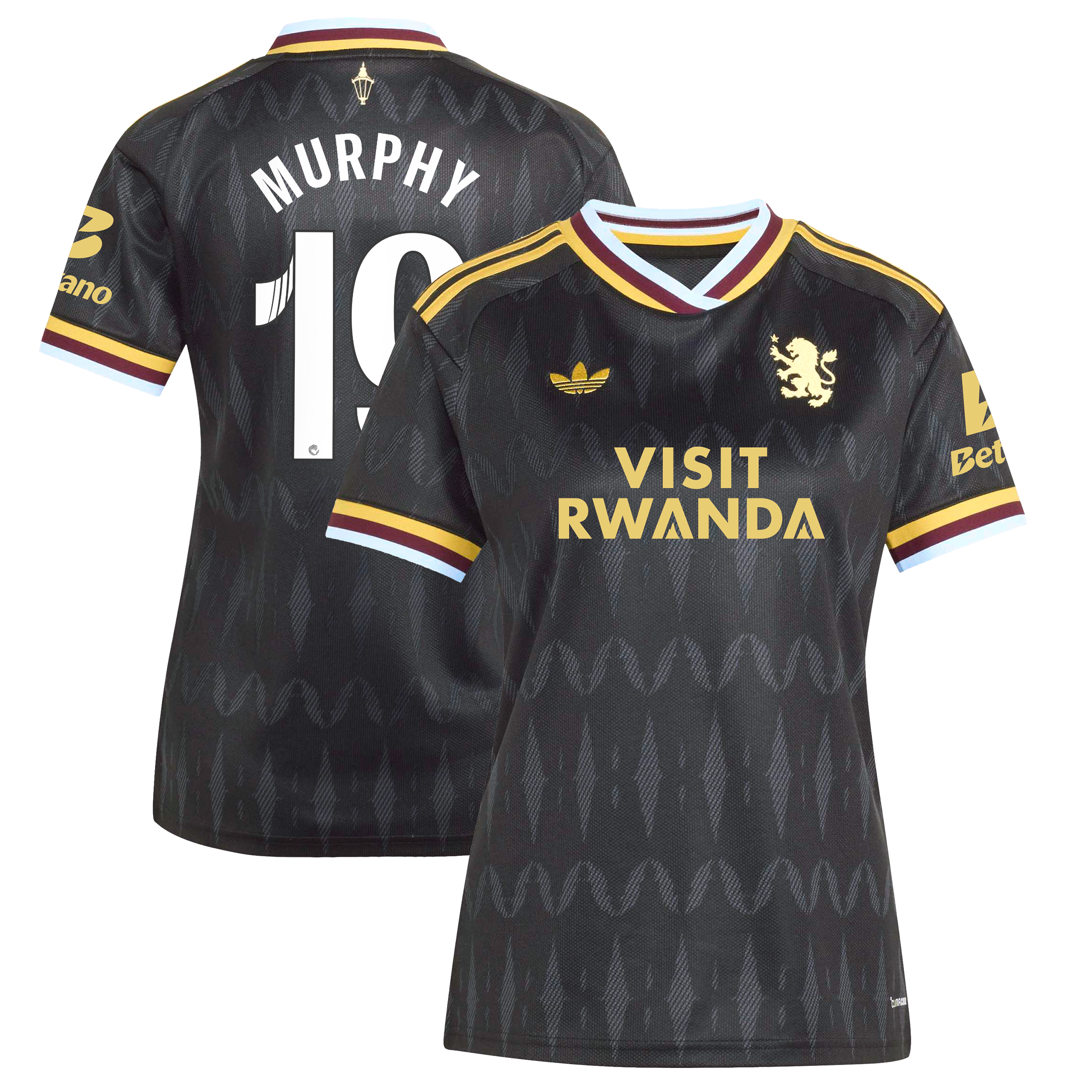 Aston Villa adidas WSL Away Shirt 2026-27 - Womens with Murphy 19  printing