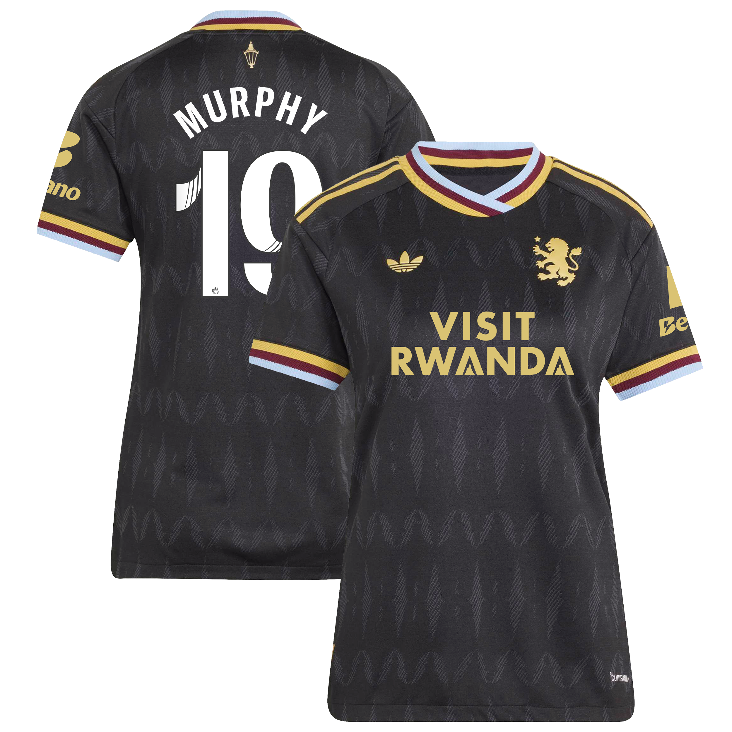 Aston Villa adidas WSL Away Authentic Shirt 2026-27 - Womens with Murphy 19  printing