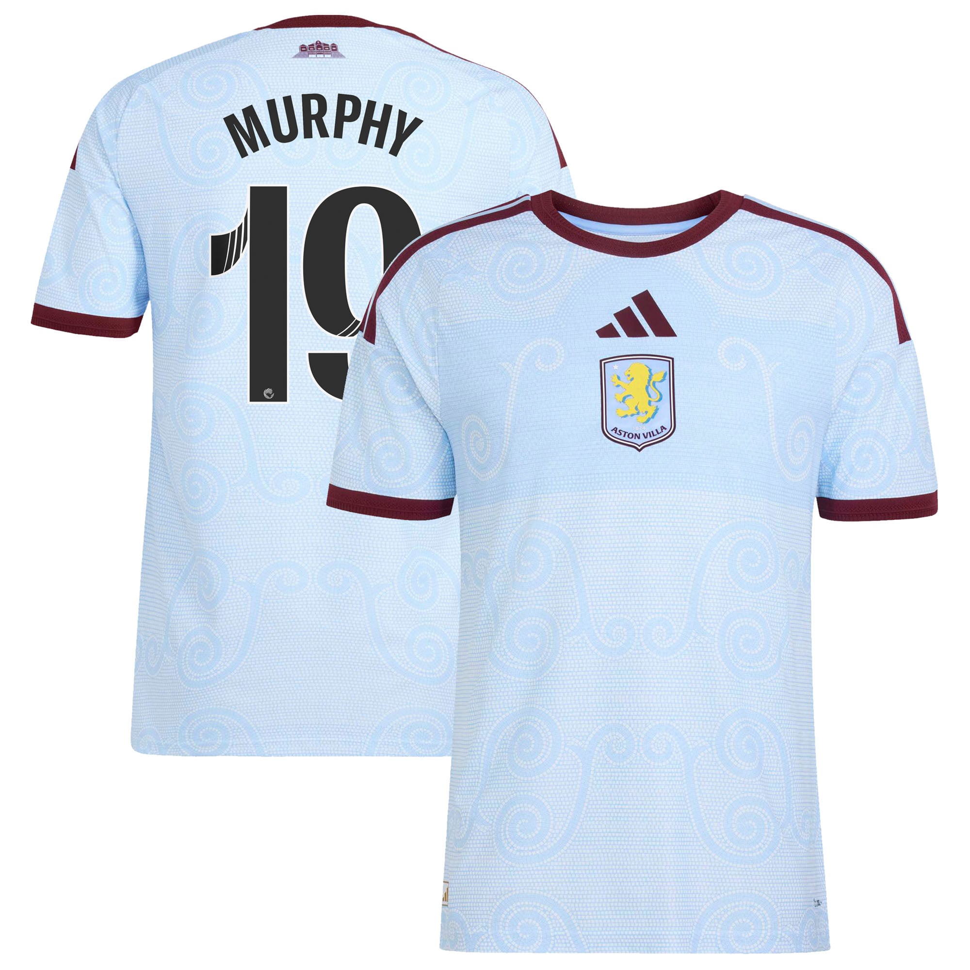 Aston Villa adidas WSL Third Authentic Shirt 2026-27 with Murphy 19  printing, , rebel_hi-res