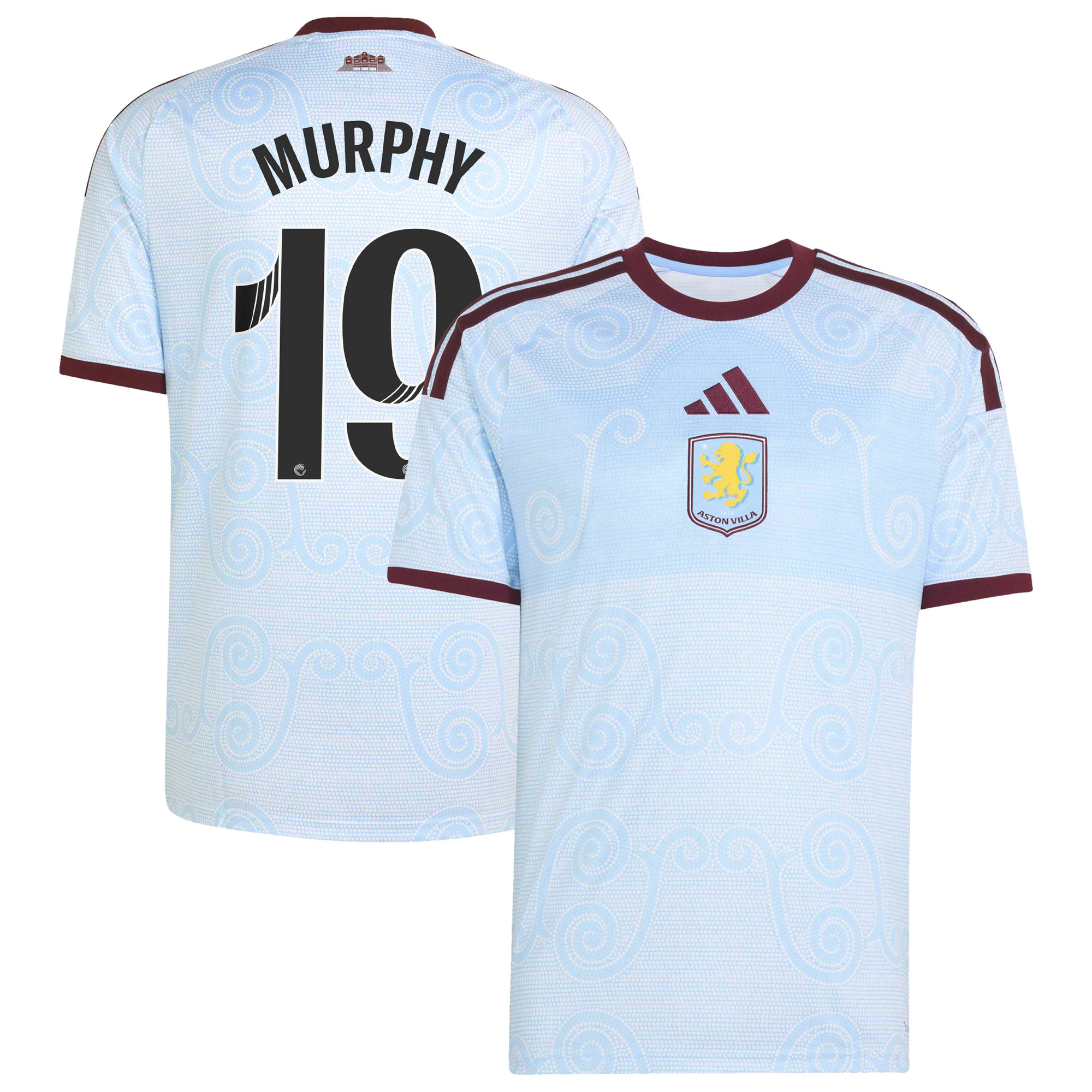 Aston Villa adidas WSL Third Shirt 2026-27 with Murphy 19  printing, , rebel_hi-res