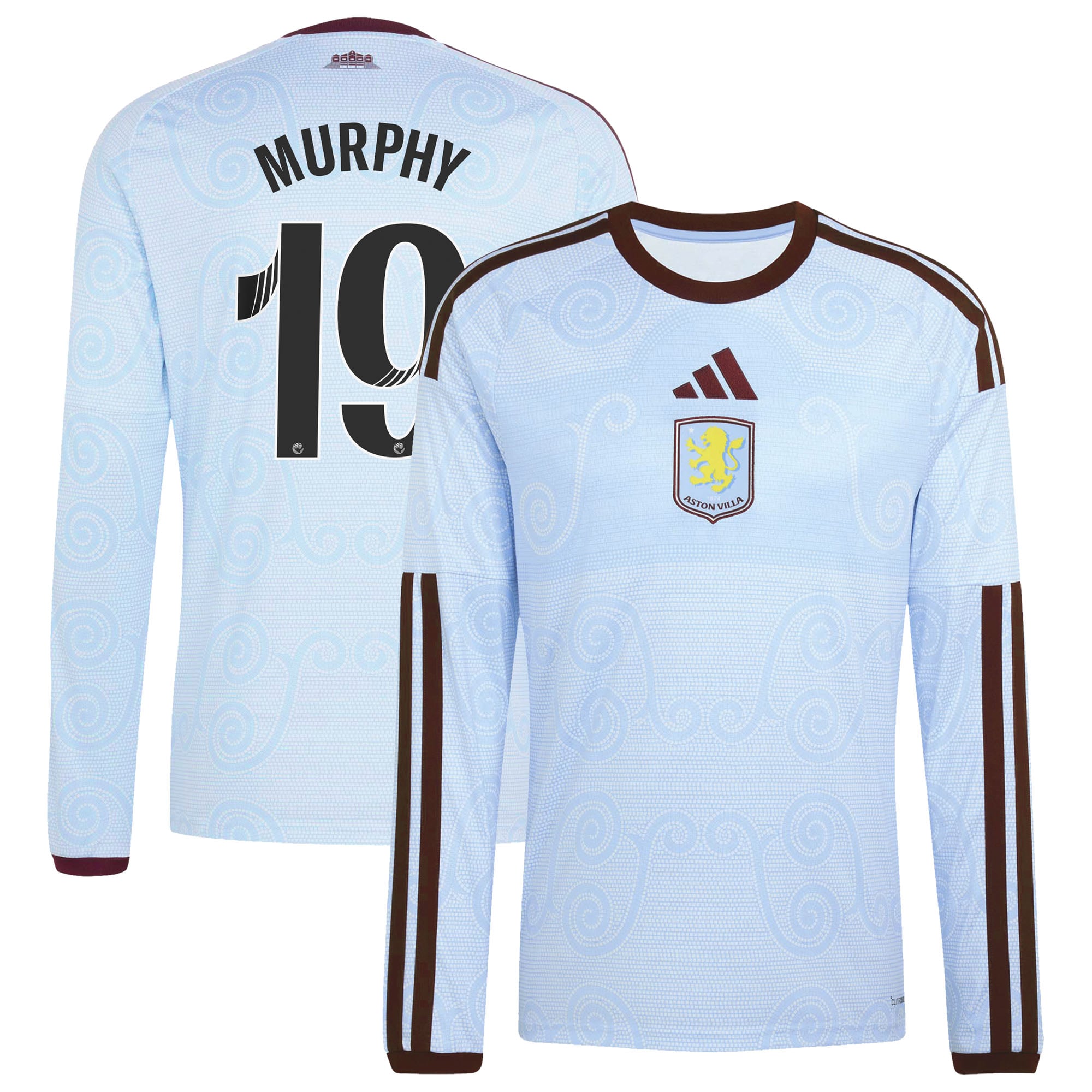 Aston Villa adidas WSL Third Shirt 2026-27 - Long sleeve with Murphy 19  printing, , rebel_hi-res