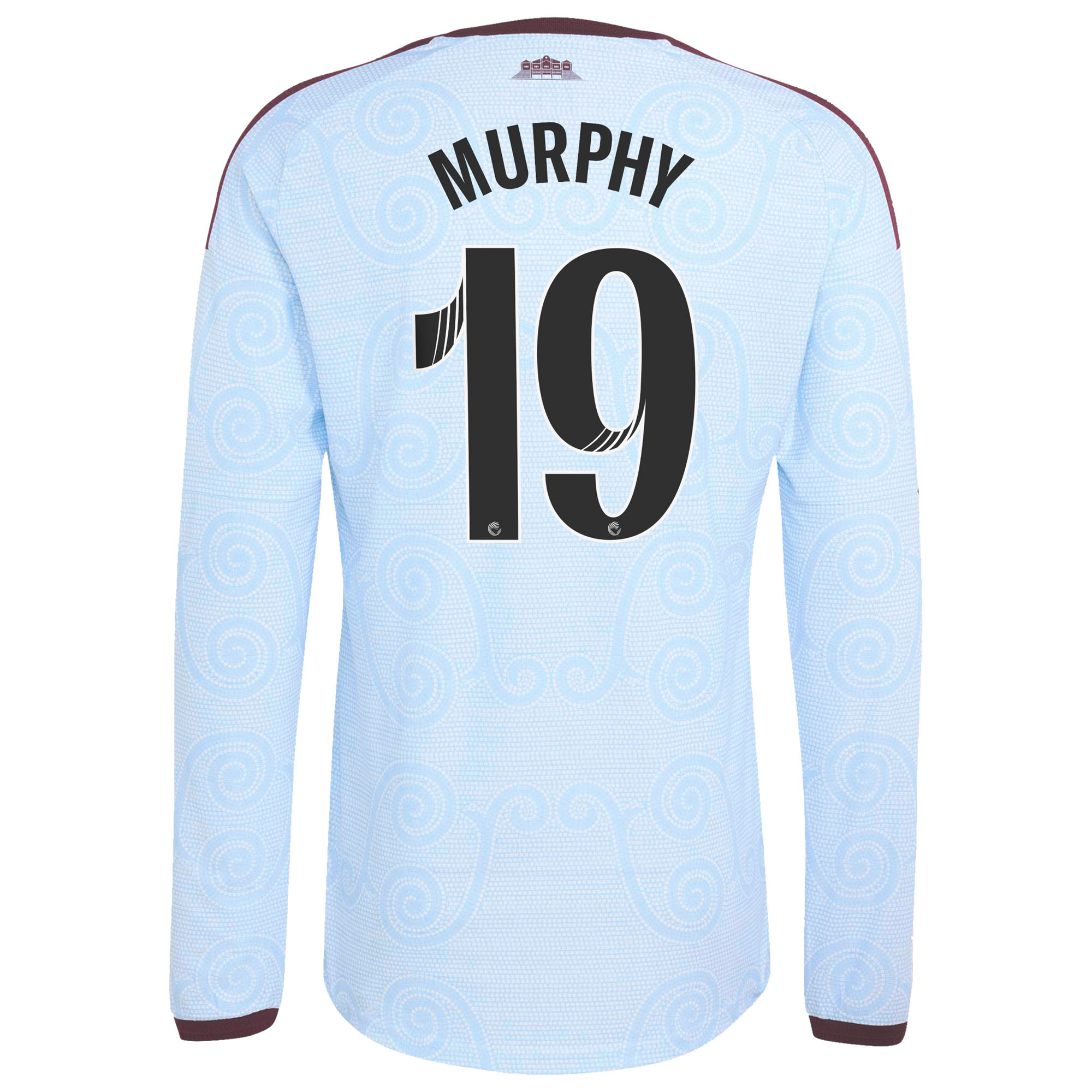 Aston Villa adidas WSL Third Authentic Shirt 2026-27 - Long Sleeve with Murphy 19  printing, , rebel_hi-res