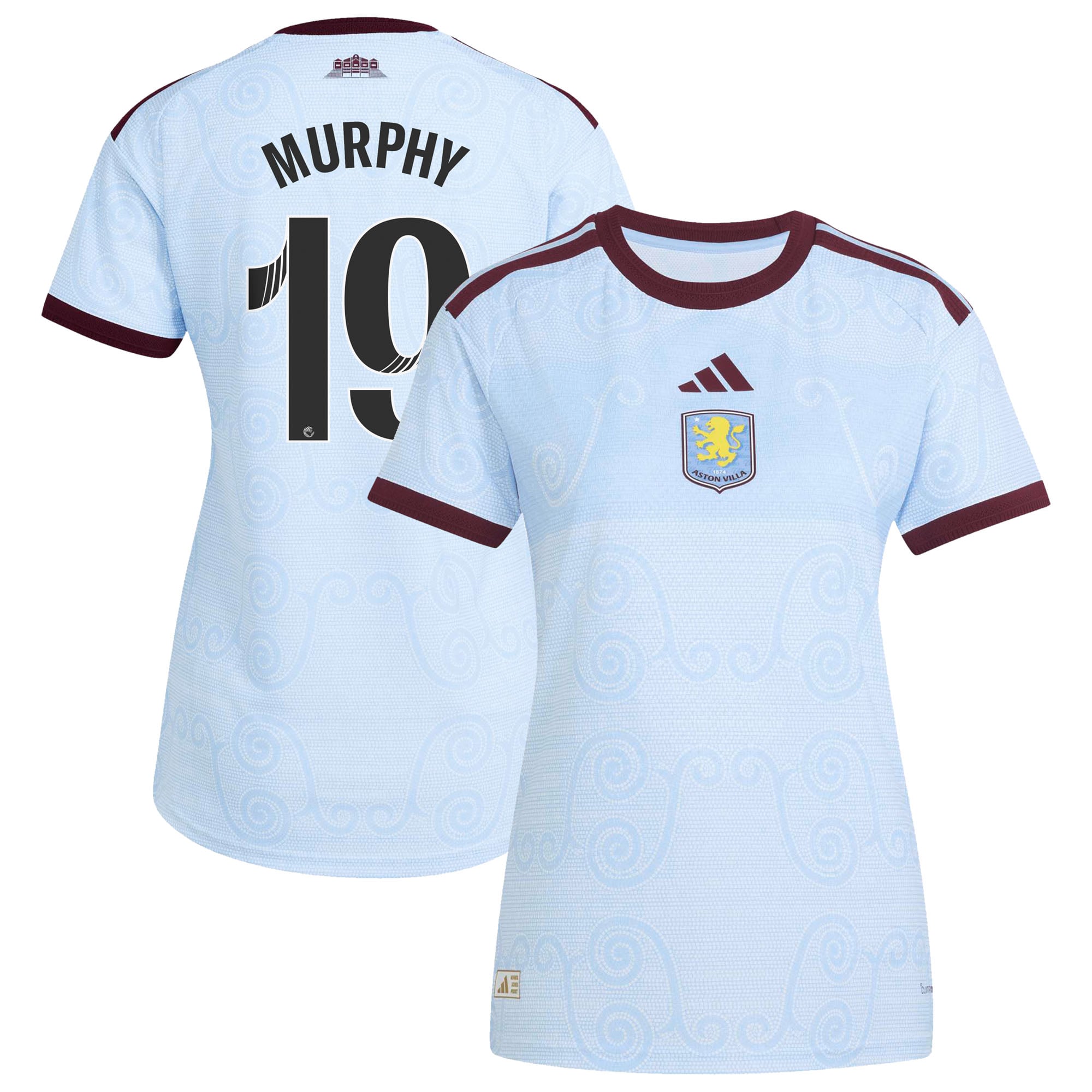 Aston Villa adidas WSL Third Authentic Shirt 2026-27 - Womens with Murphy 19  printing