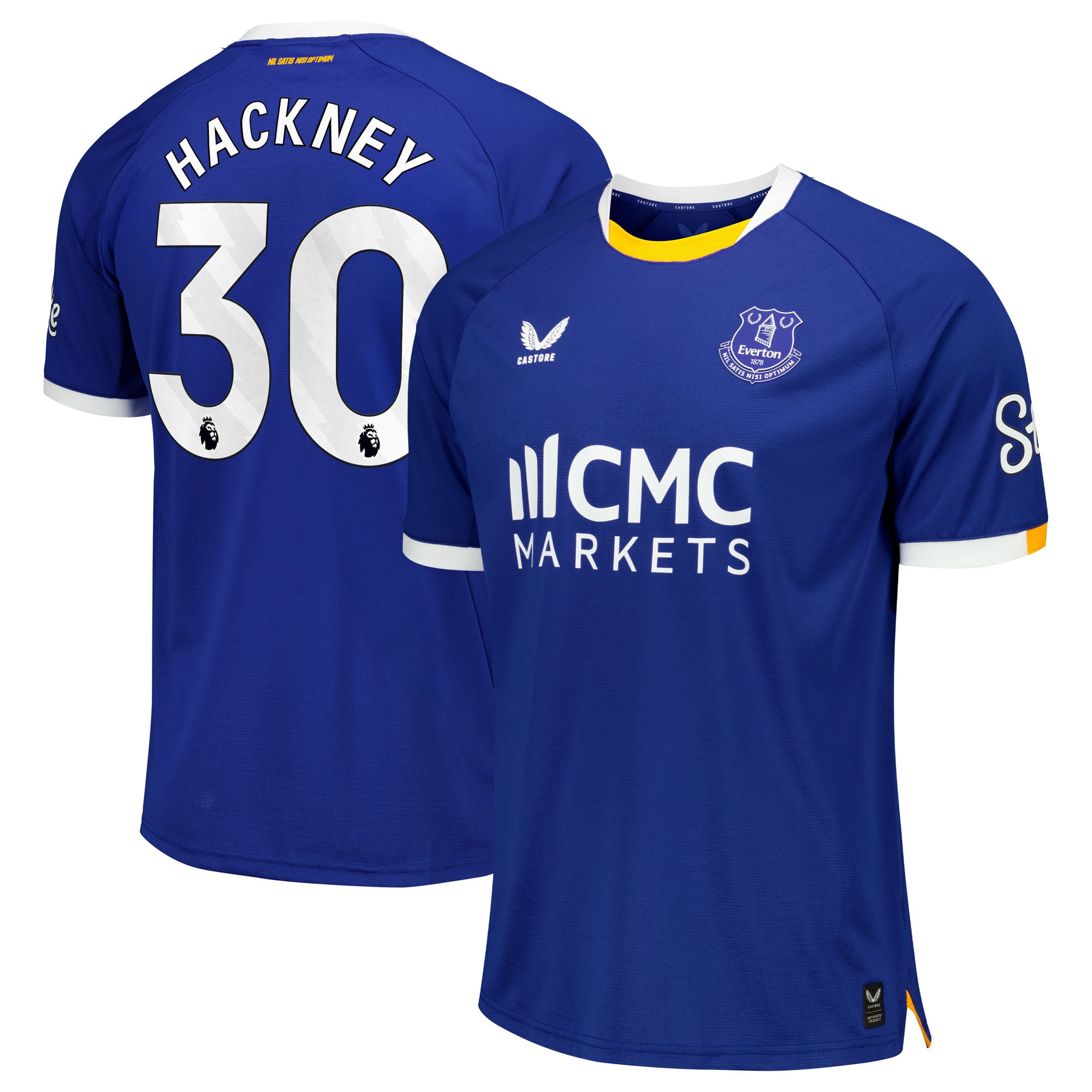 Everton Castore Home Pro Shirt 2026-27 with Hackney 30 printing, , rebel_hi-res