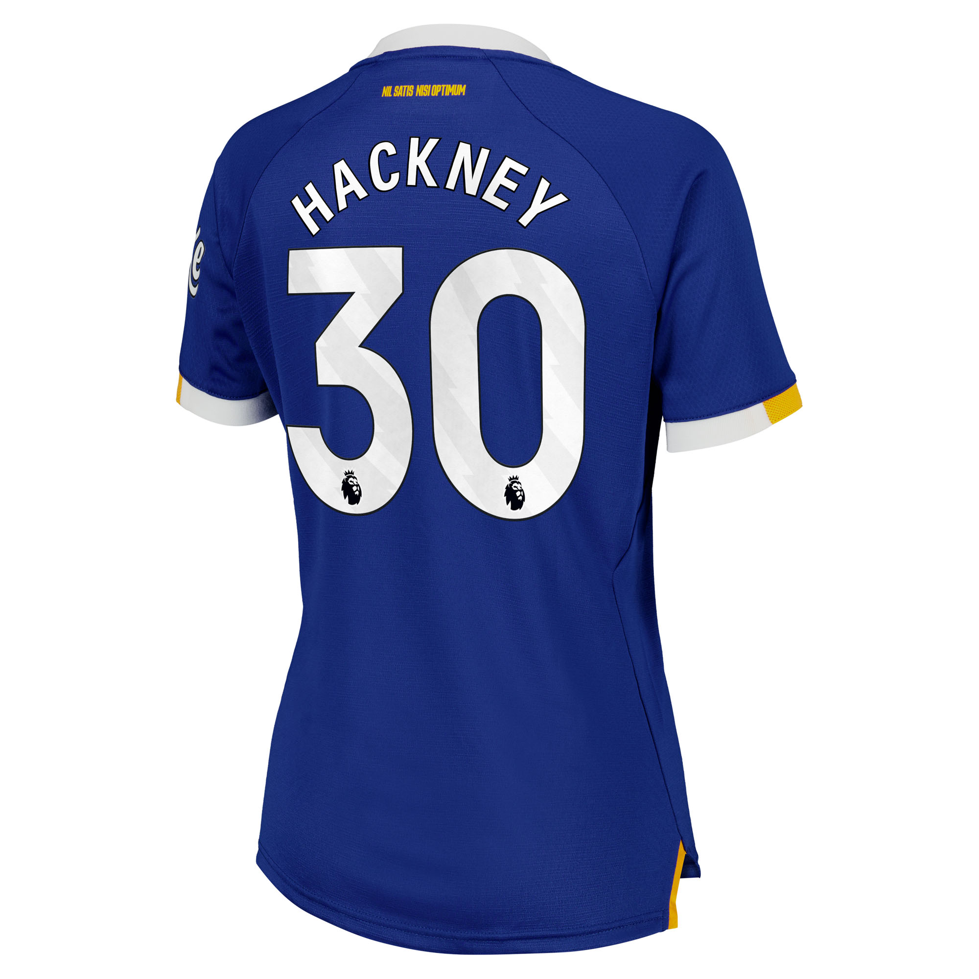 Everton Castore Home Pro Shirt 2026-27 - Womens with Hackney 30 printing, , rebel_hi-res