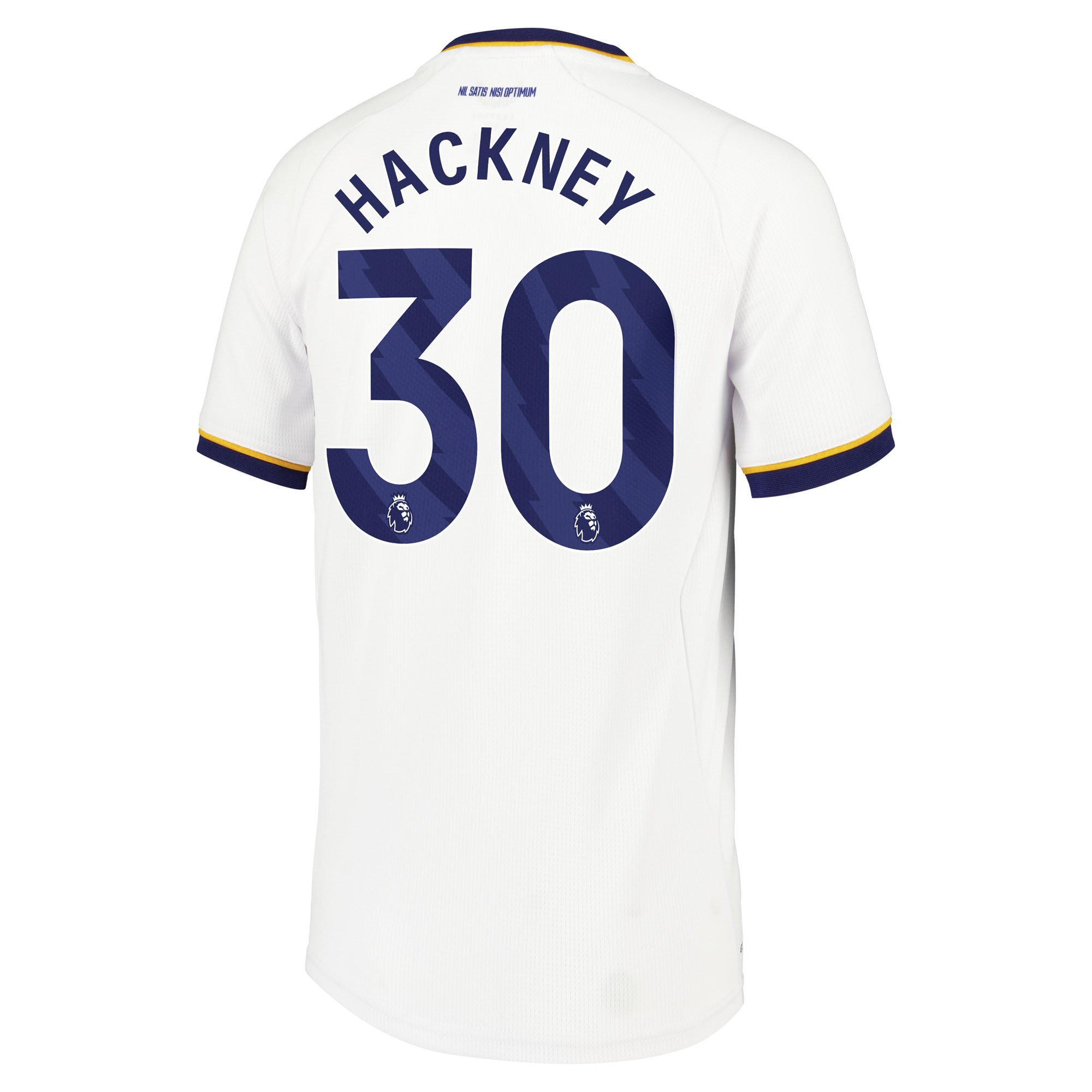 Everton Castore Away Shirt 2026-27 - Kids with Hackney 30 printing, , rebel_hi-res