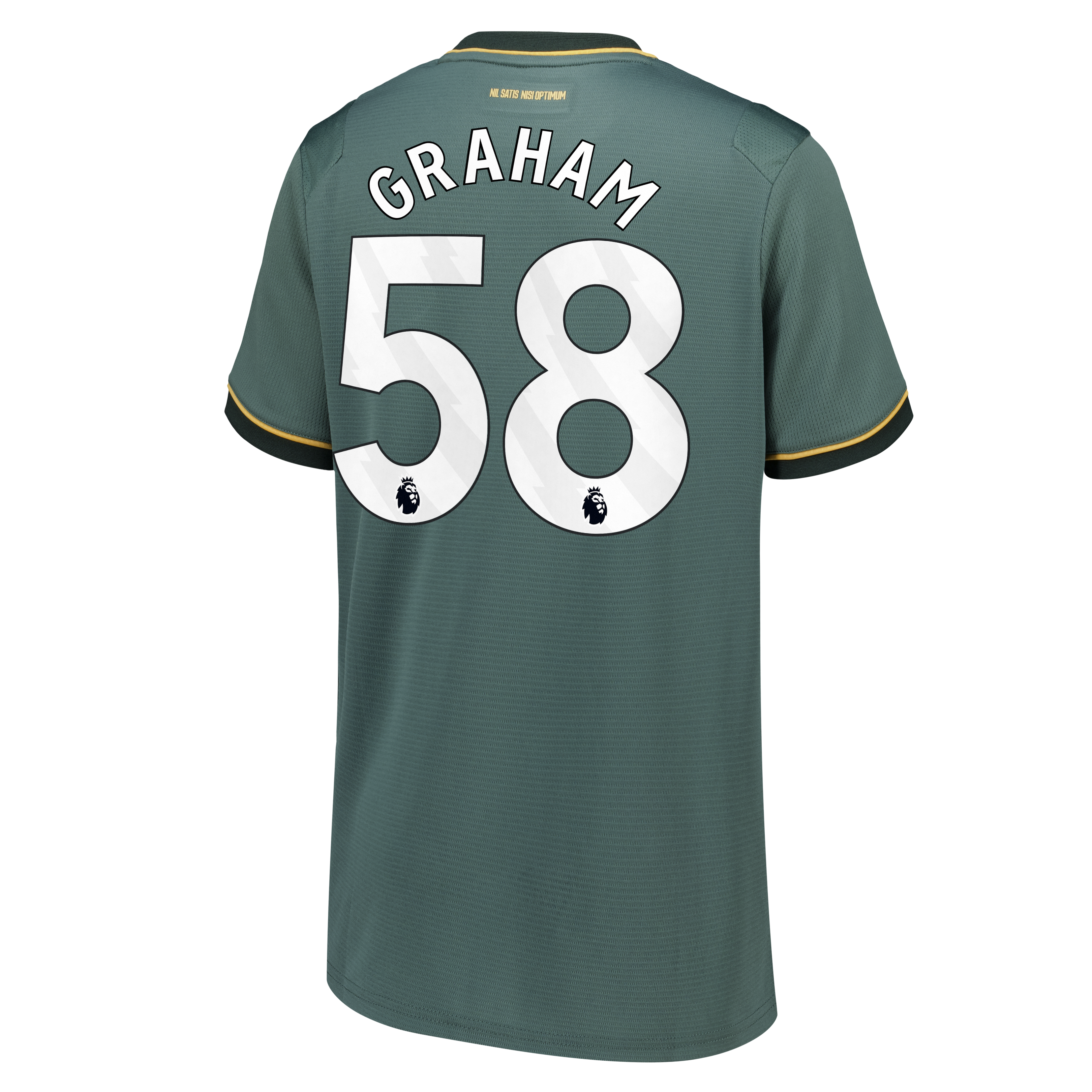 Everton Castore Third Replica Shirt 2026-27 - Kids with Graham 58 printing, , rebel_hi-res