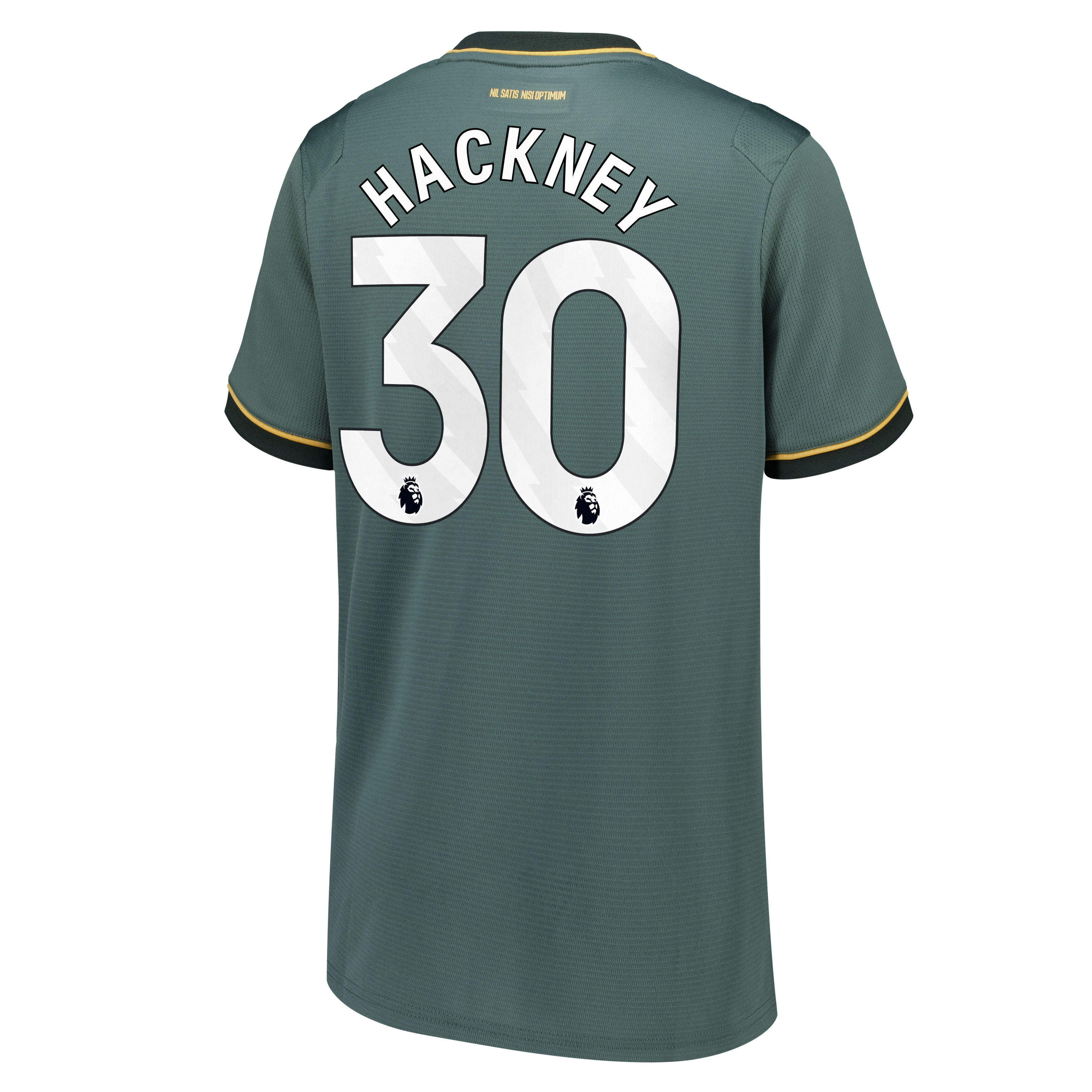 Everton Castore Third Replica Shirt 2026-27 - Kids with Hackney 30 printing, , rebel_hi-res