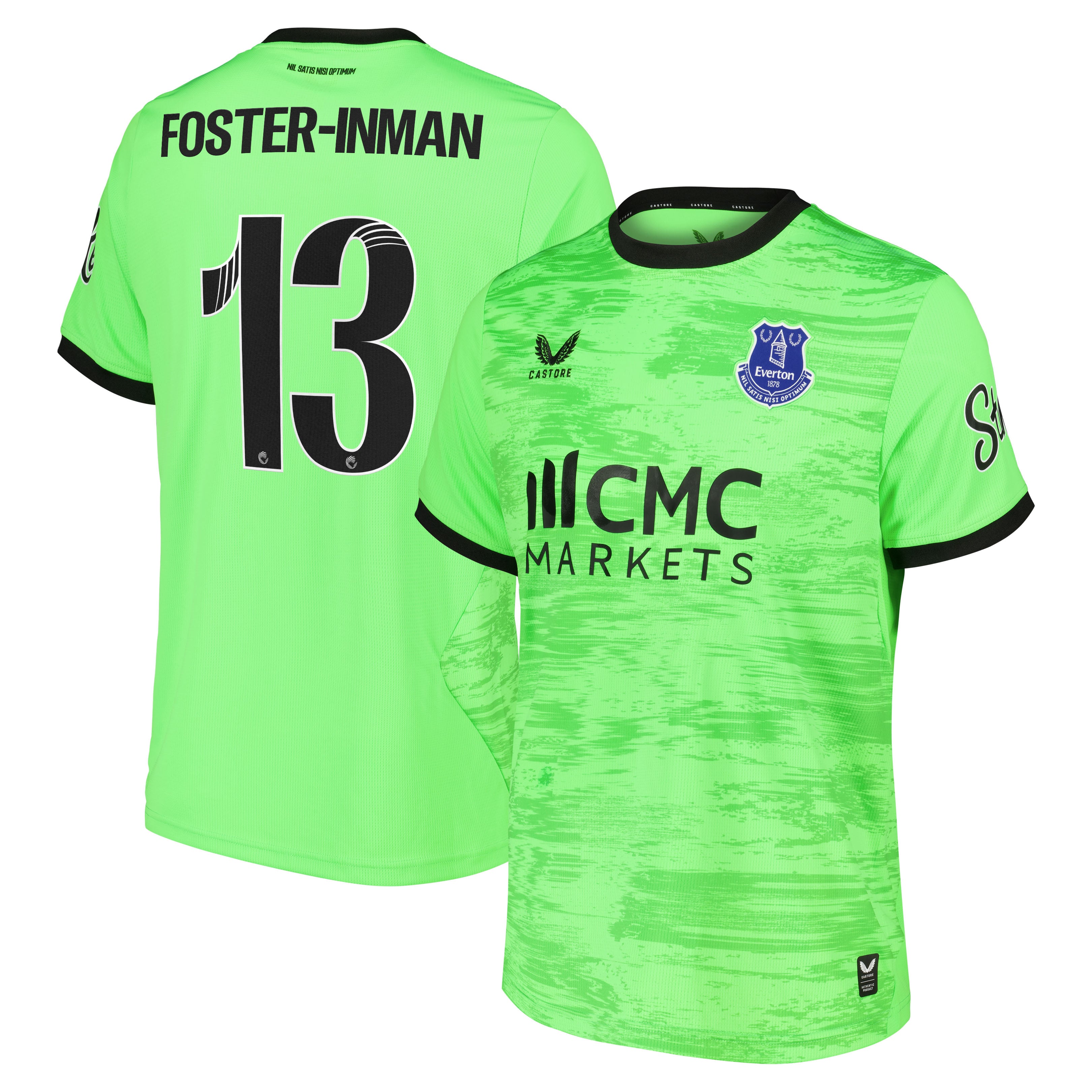 Everton WSL Castore Home Goalkeeper Shirt 2026-27 with Foster-Inman 13 printing, , rebel_hi-res