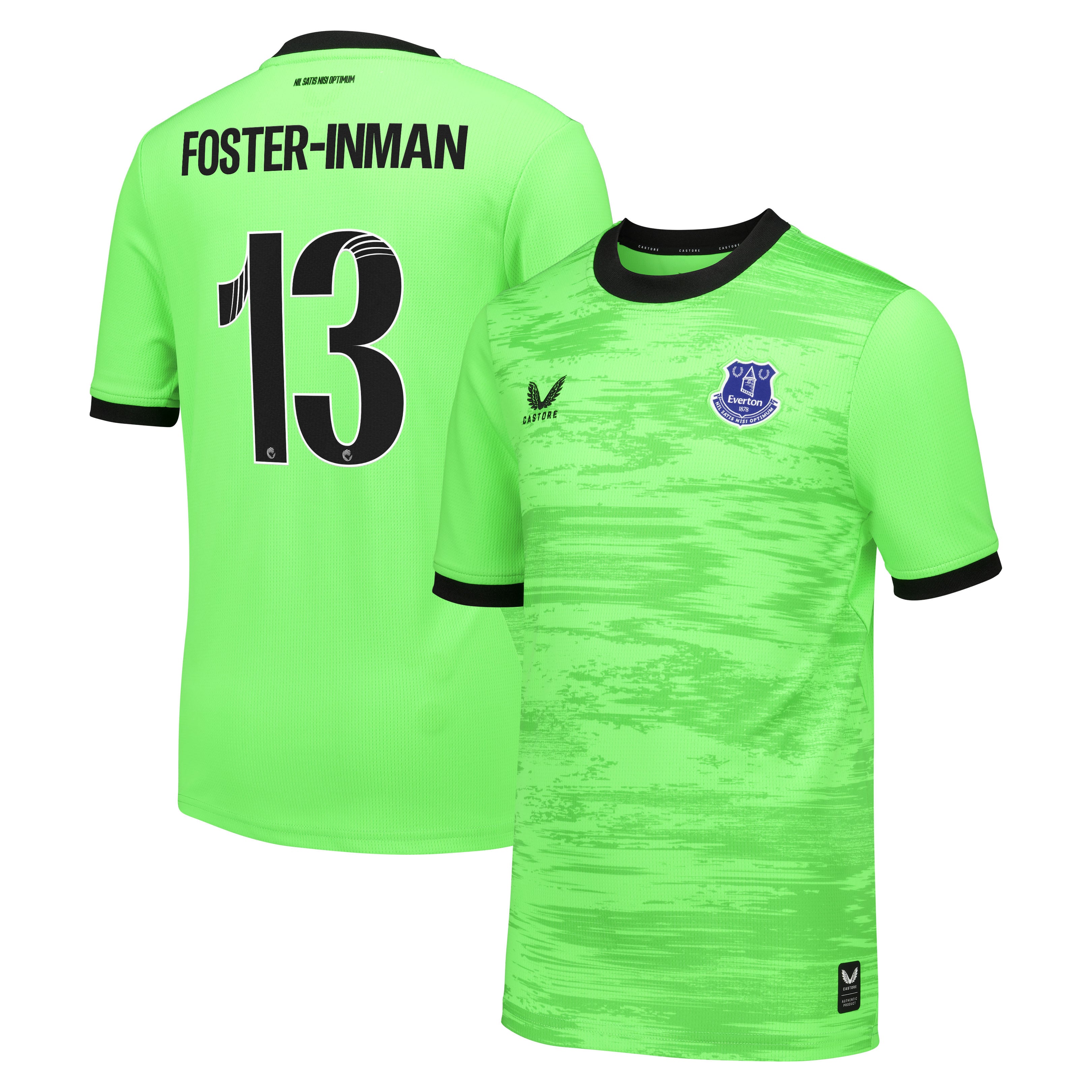 Everton WSL Castore Home Goalkeeper Shirt 2026-27 - Kids with Foster-Inman 13 printing