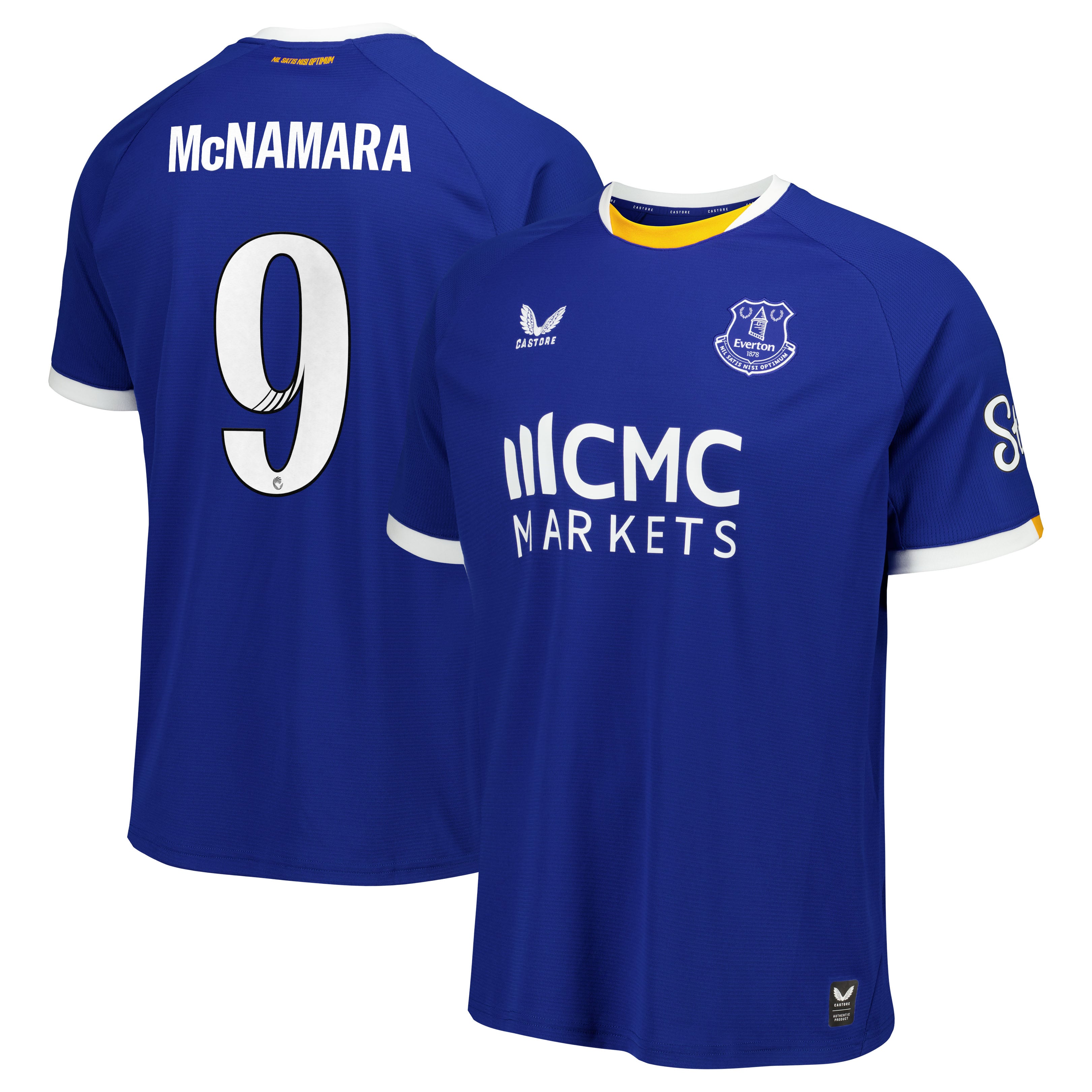 Everton WSL Castore Home Replica Shirt 2026-27 with McNamara 9 printing