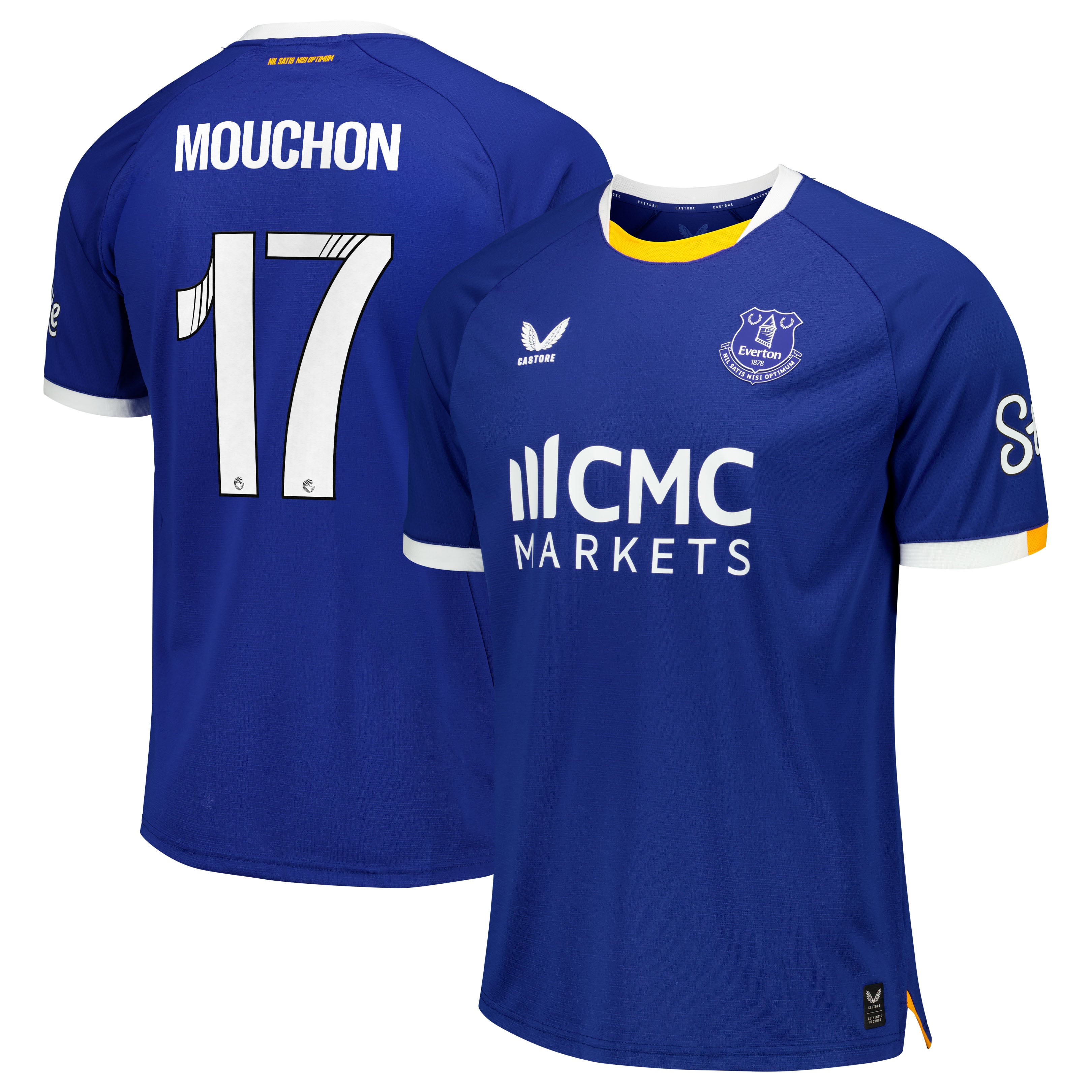 Everton WSL Castore Home Pro Shirt 2026-27 with Mouchon 17 printing