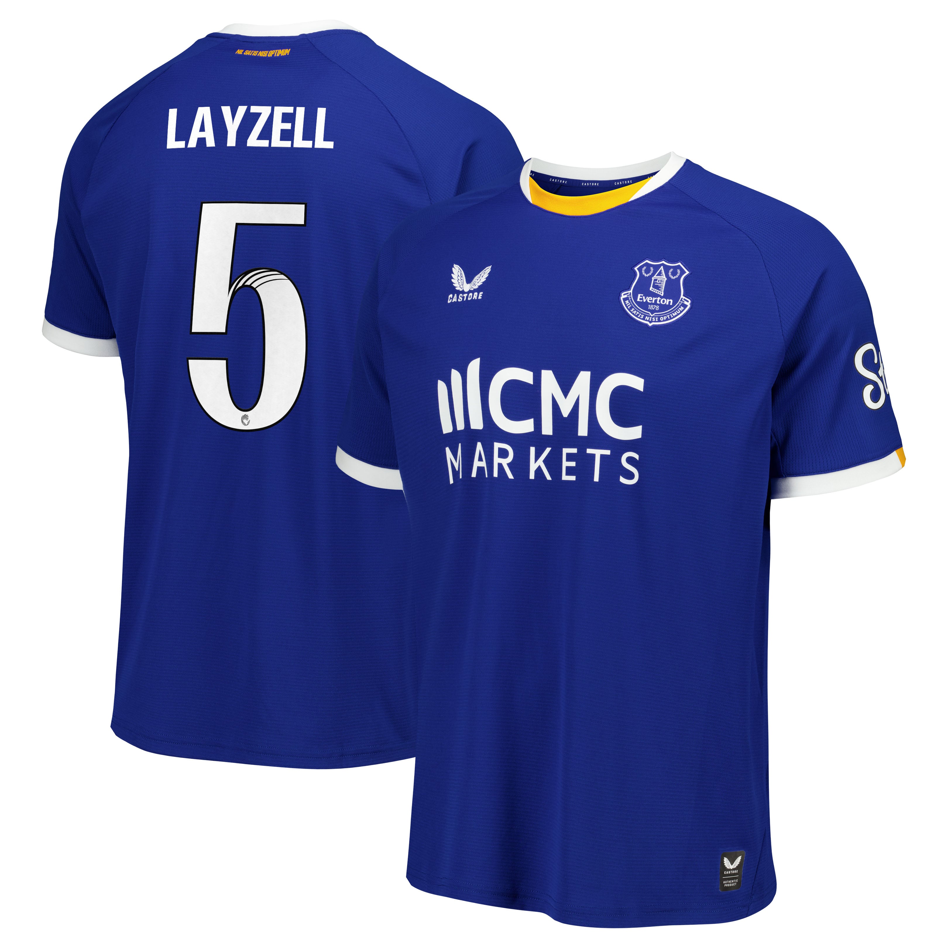 Everton WSL Castore Home Replica Shirt 2026-27 with Layzell 5 printing