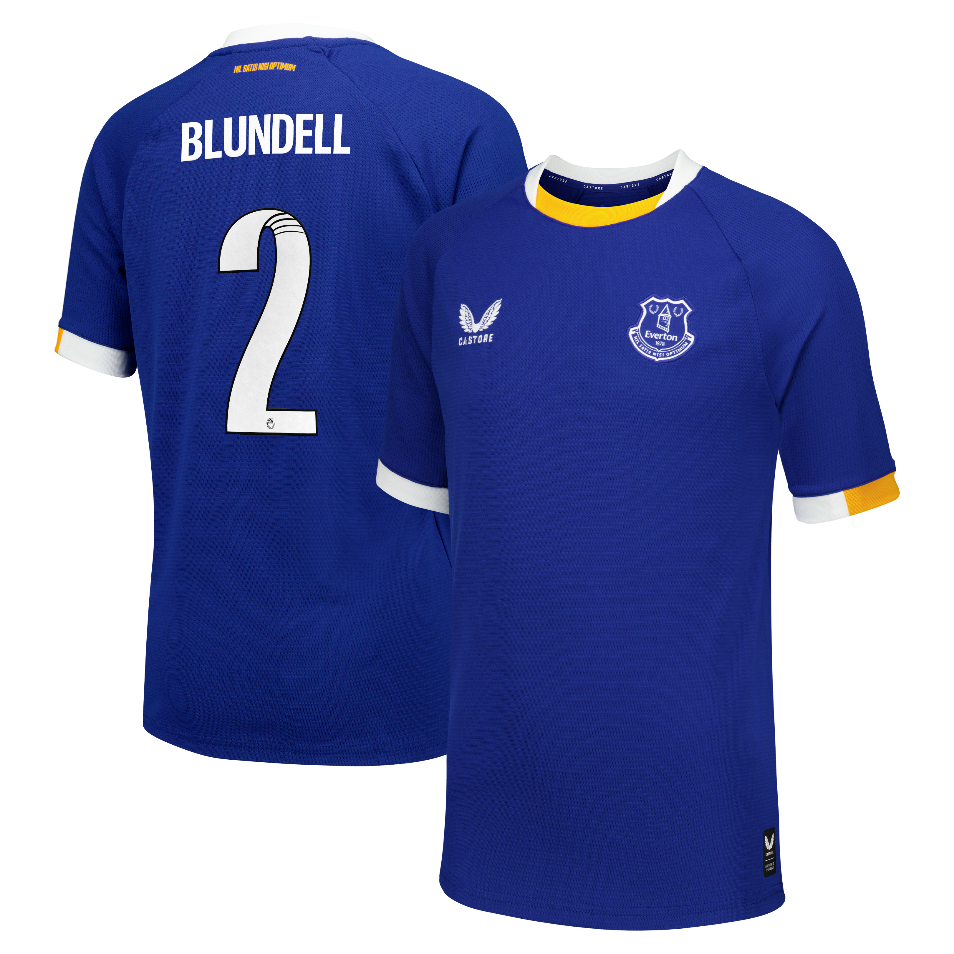 Everton WSL Castore Home Replica Shirt 2026-27 - Kids with Blundell 2 printing