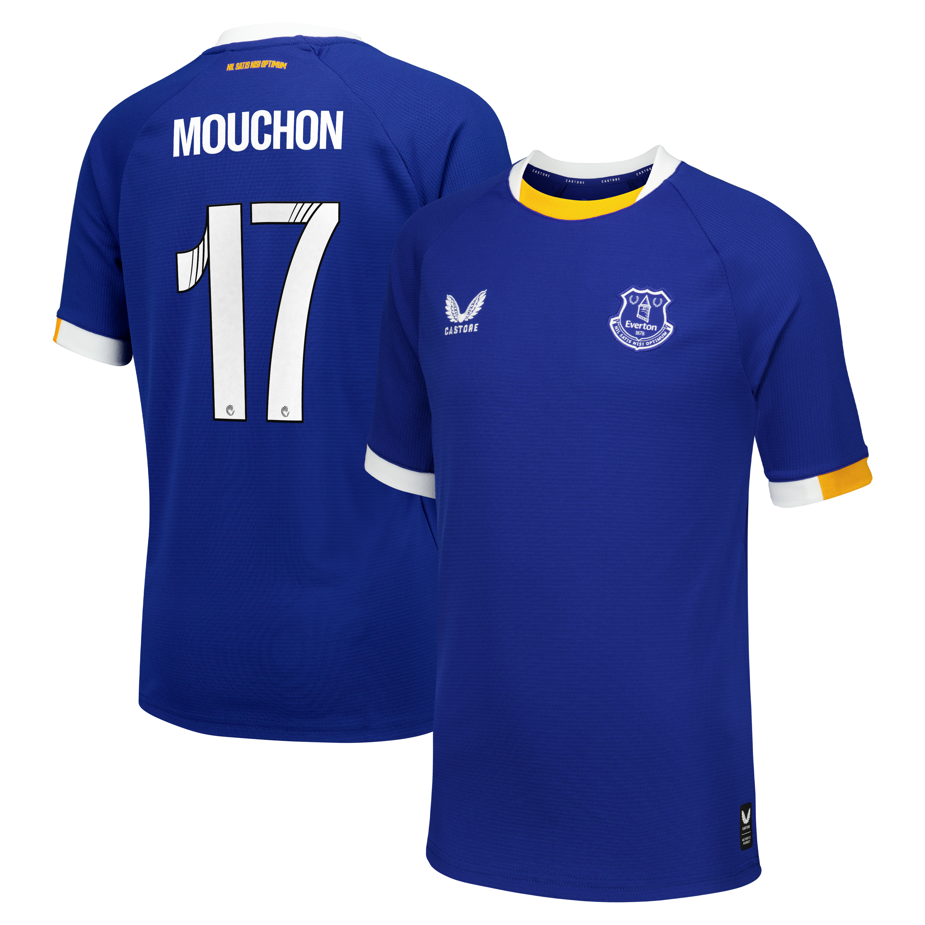 Everton WSL Castore Home Replica Shirt 2026-27 - Kids with Mouchon 17 printing