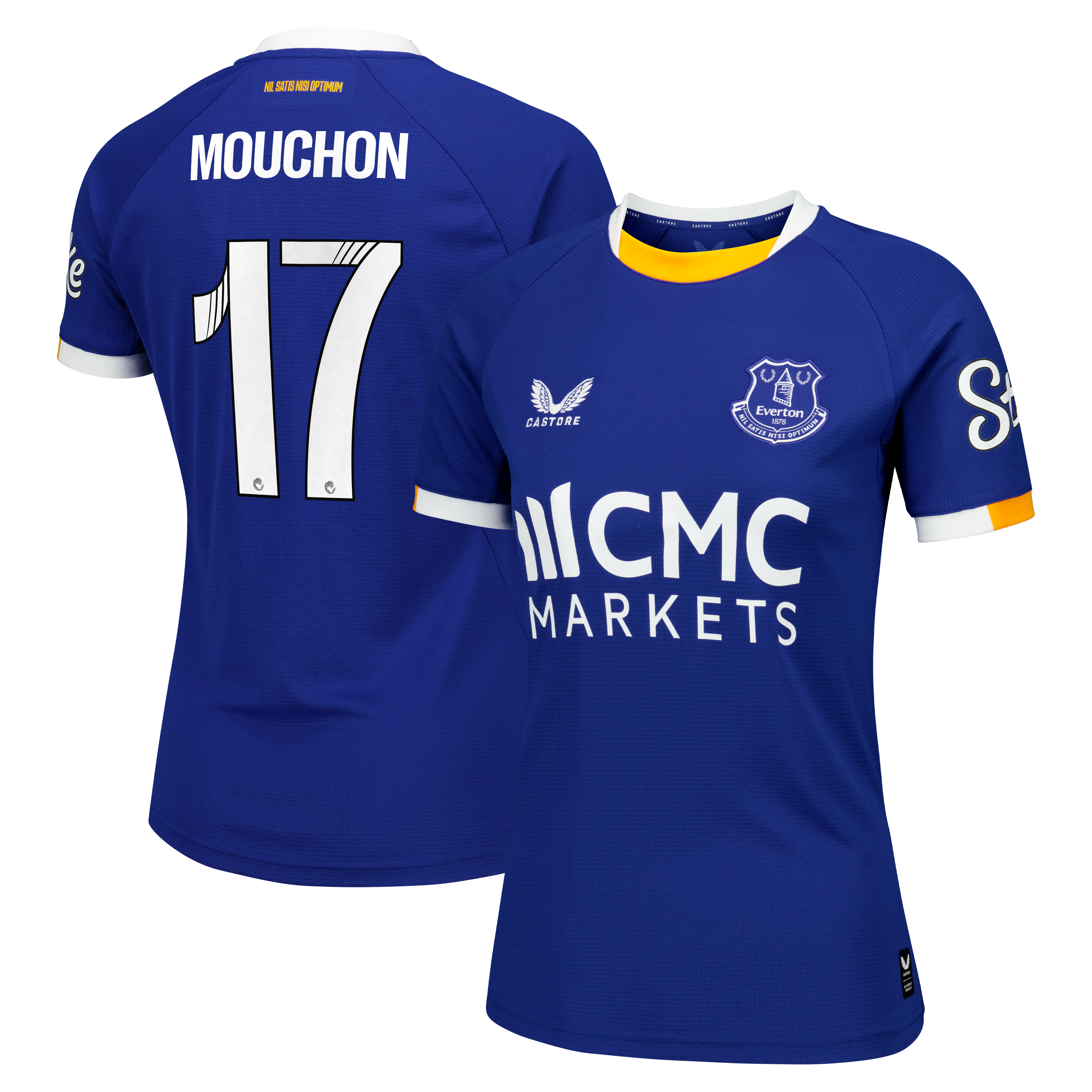 Everton WSL Castore Home Replica Shirt 2026-27 - Womens with Mouchon 17 printing