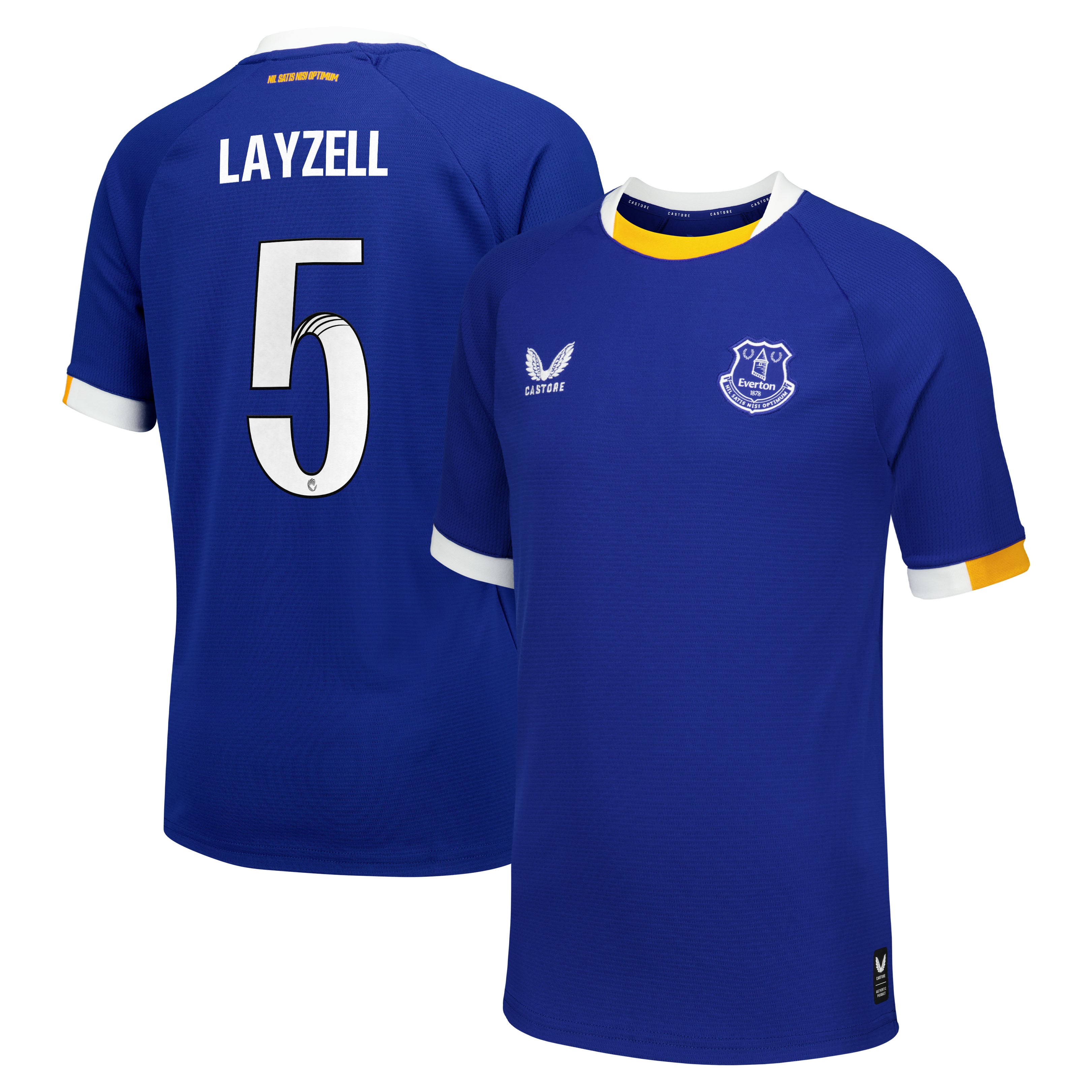 Everton WSL Castore Home Replica Shirt 2026-27 - Kids with Layzell 5 printing