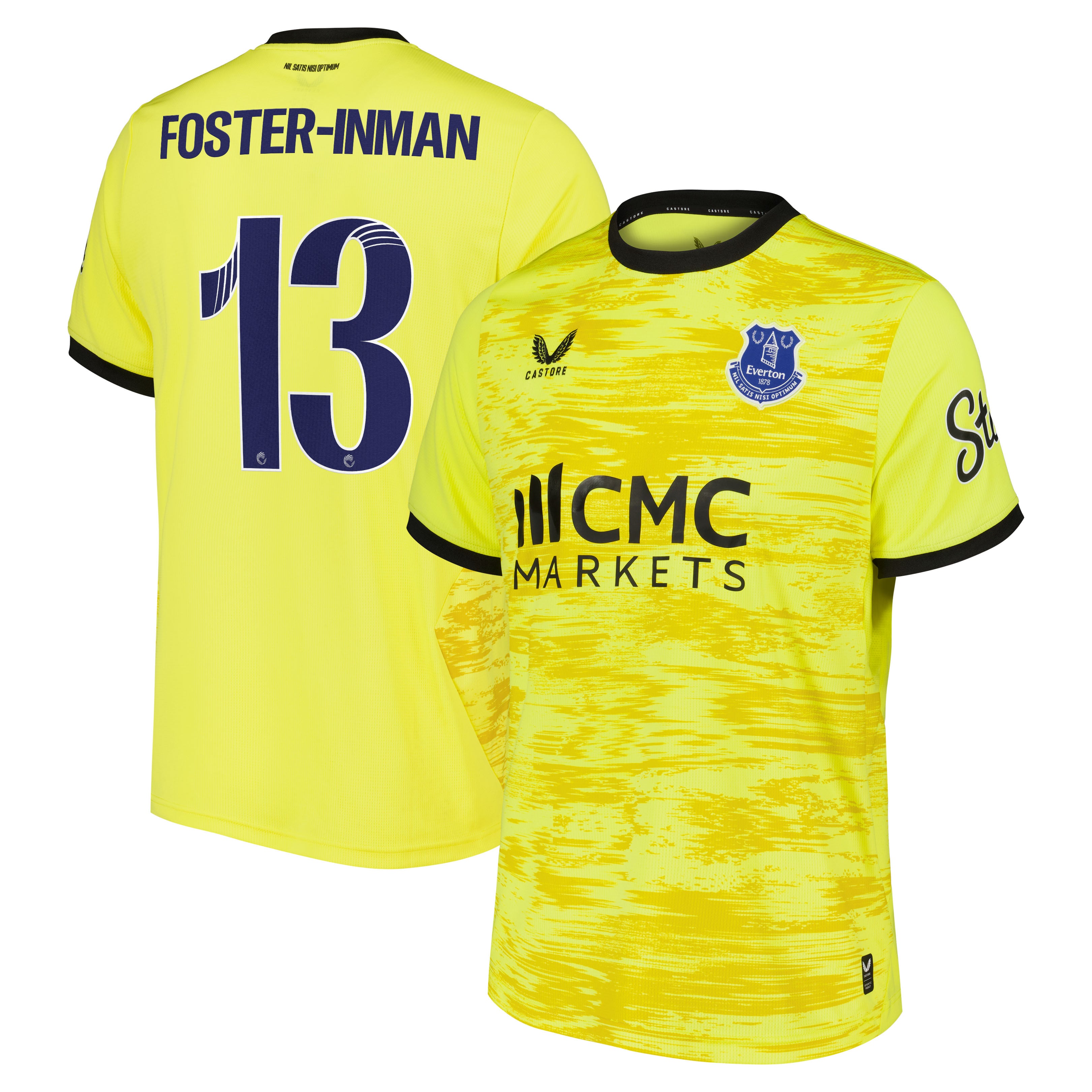 Everton WSL Castore Away Goalkeeper Shirt 2026-27 with Foster-Inman 13 printing