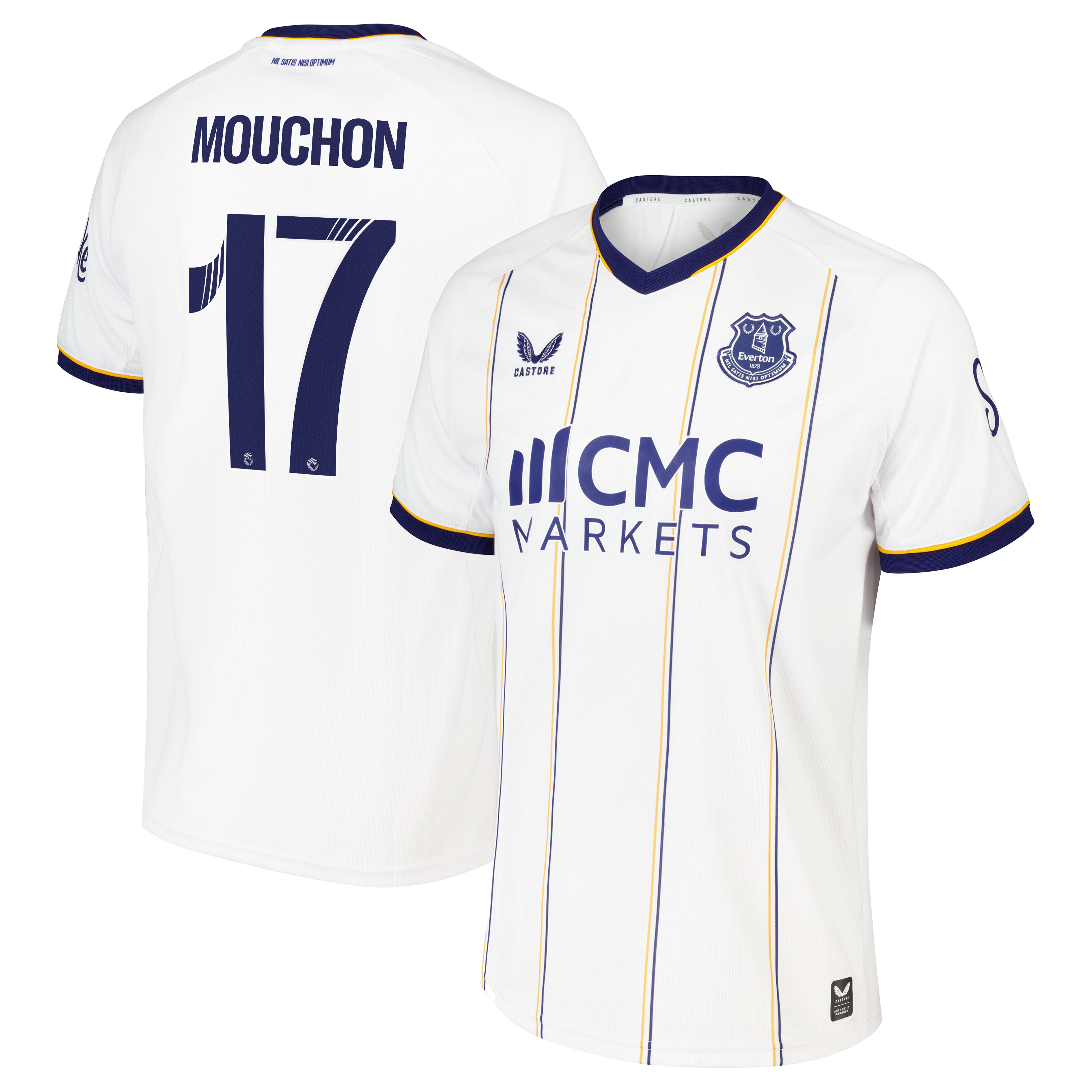 Everton WSL Castore Away Replica Shirt 2026-27 with Mouchon 17 printing