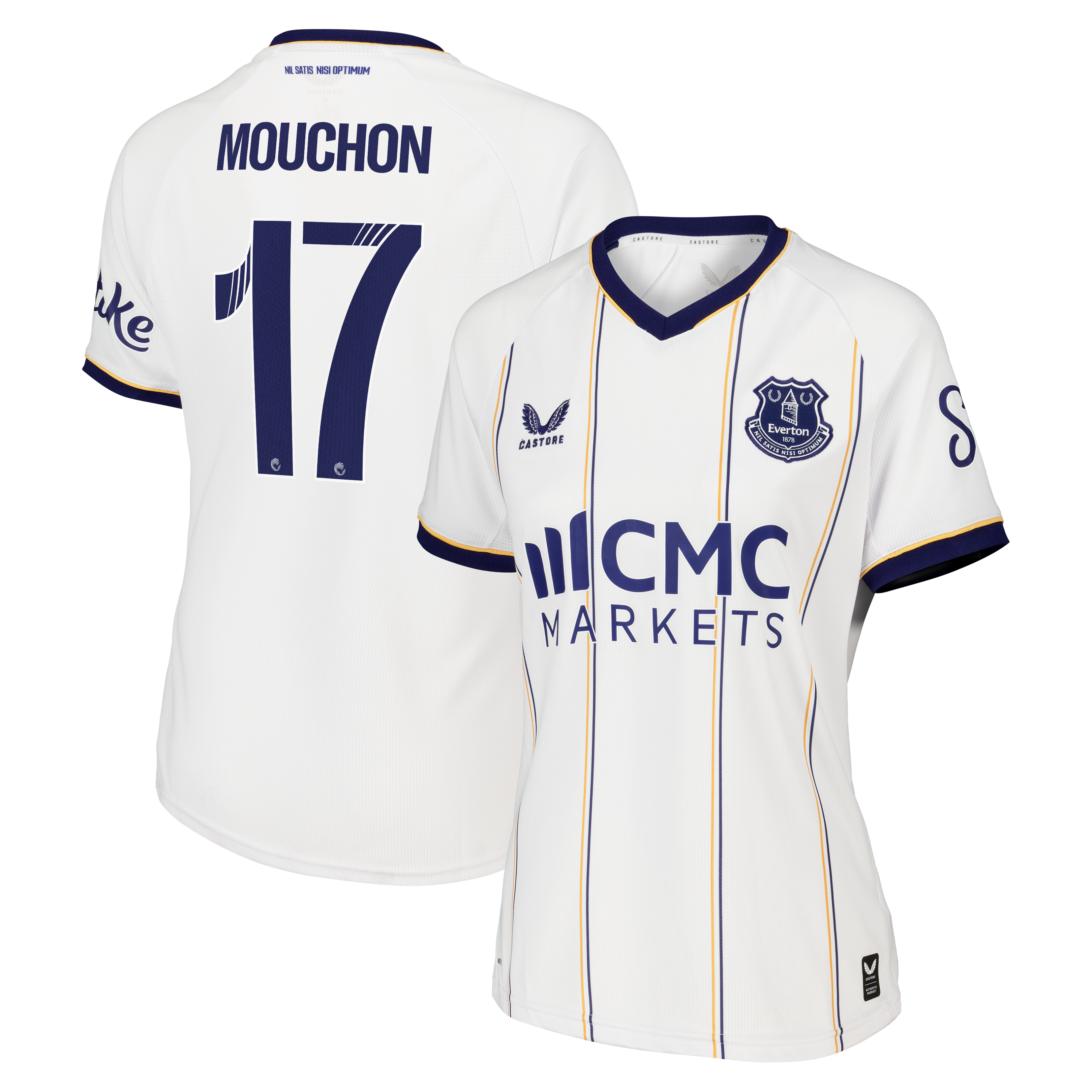 Everton WSL Castore Away Replica Shirt 2026-27 - Womens with Mouchon 17 printing