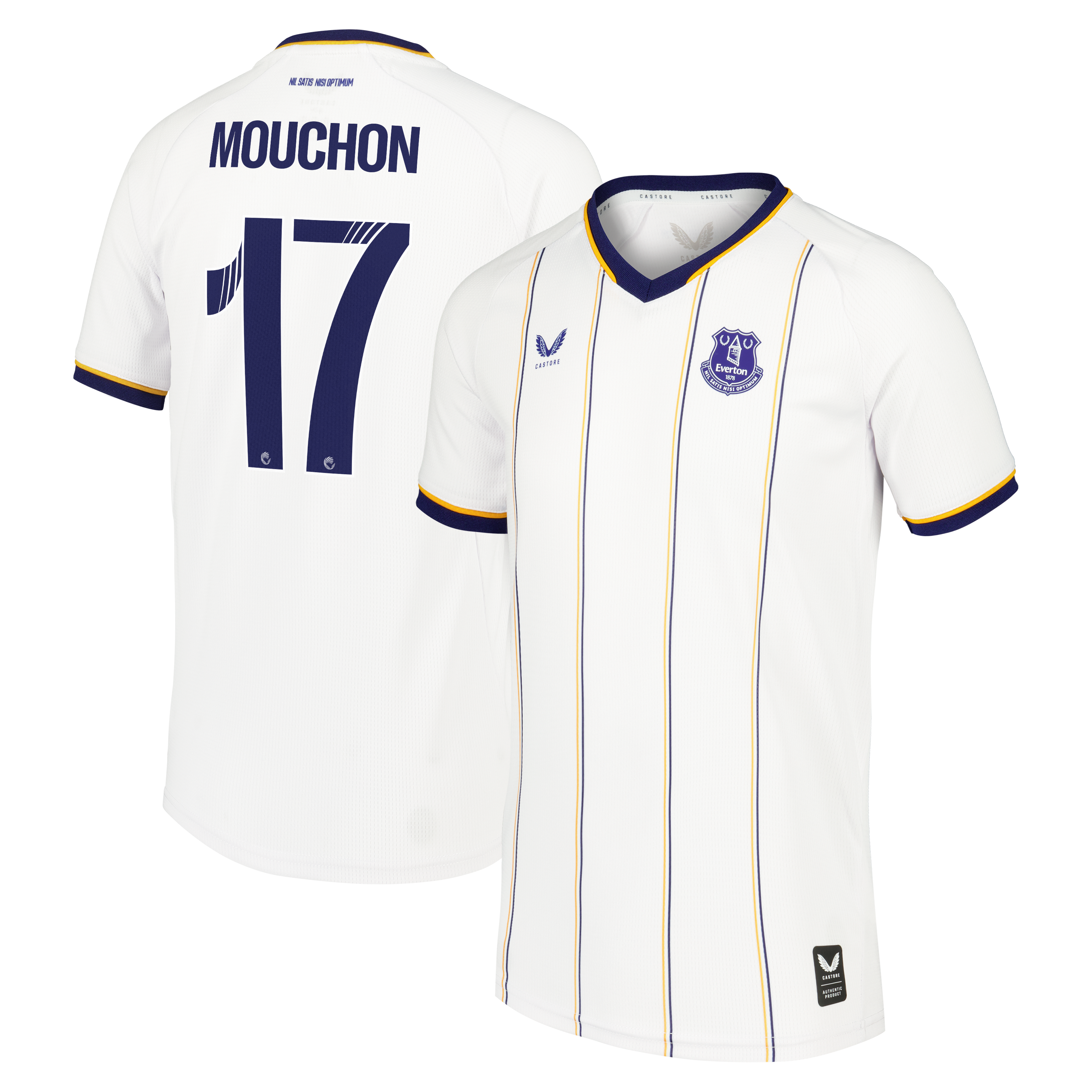Everton WSL Castore Away Replica Shirt 2026-27 - Kids with Mouchon 17 printing