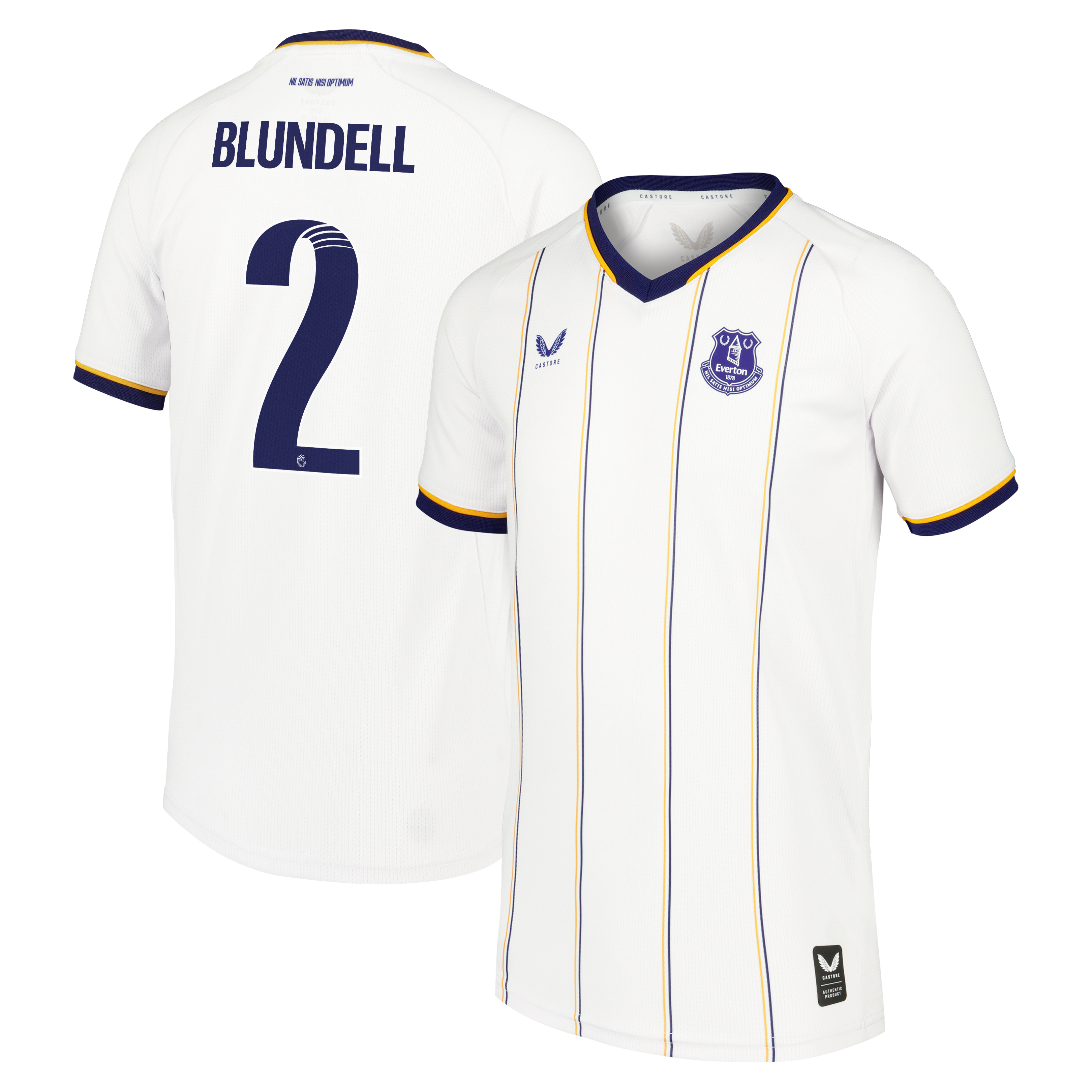 Everton WSL Castore Away Replica Shirt 2026-27 - Kids with Blundell 2 printing
