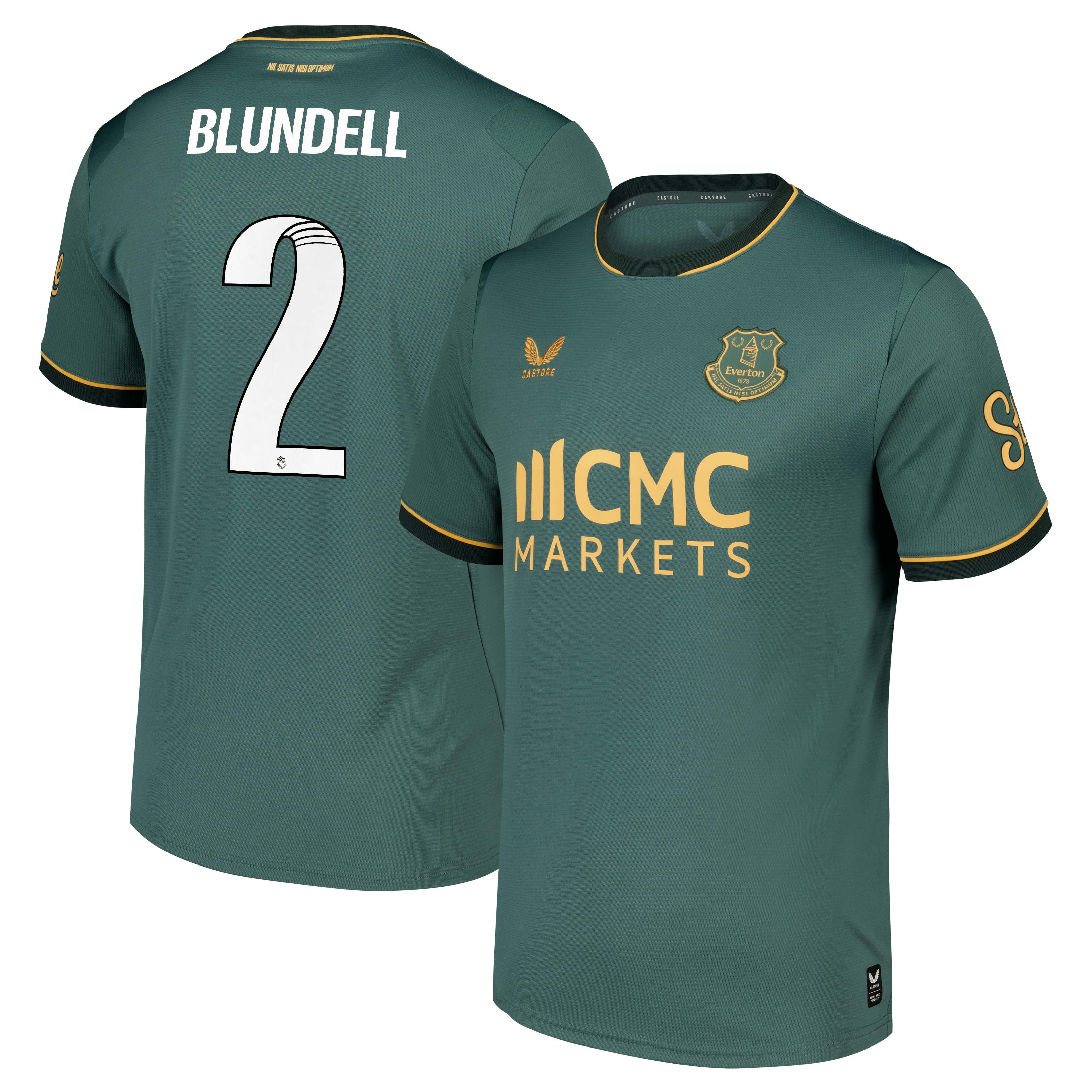 Everton WSL Castore Third Replica Shirt 2026-27 with Blundell 2 printing