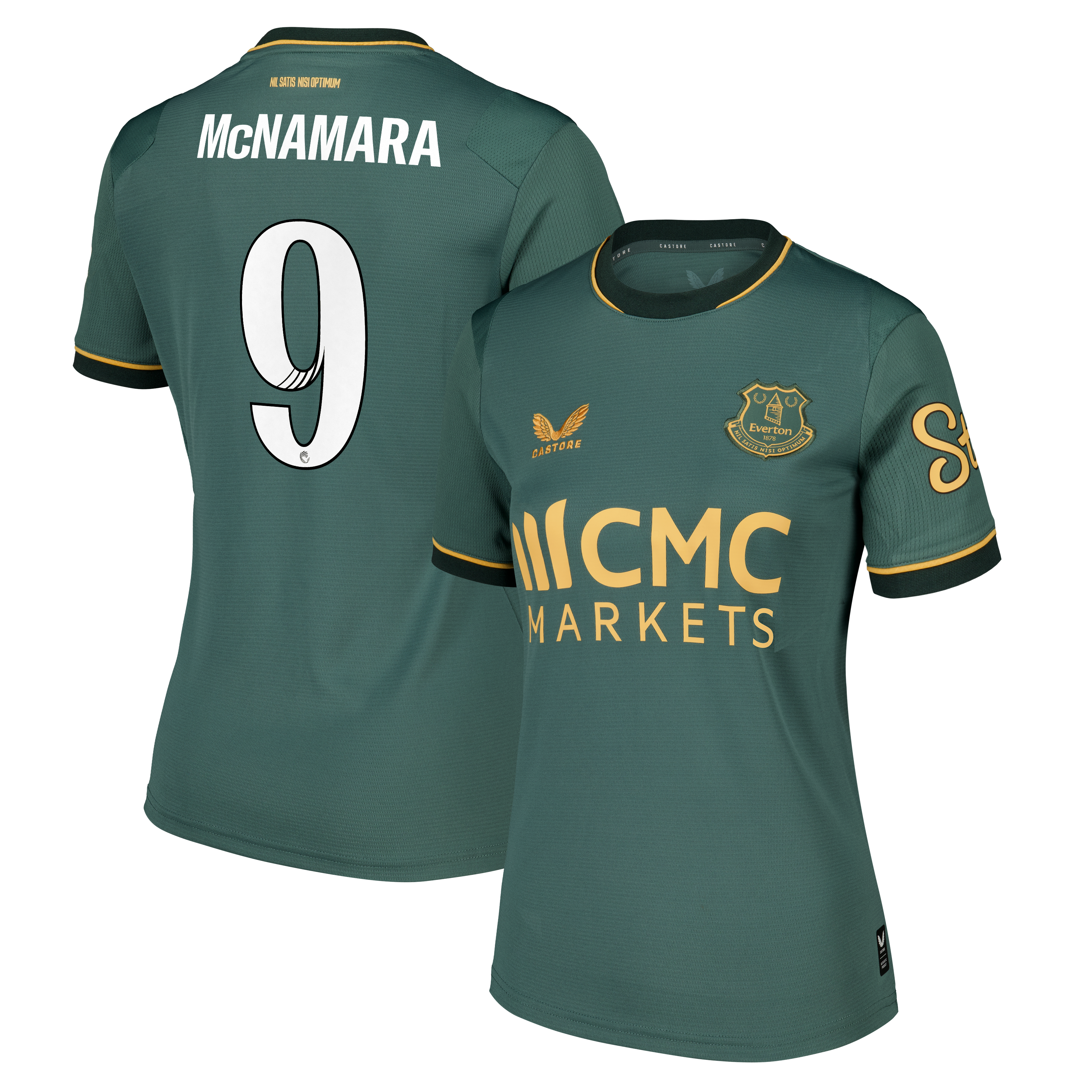 Everton WSL Castore Third Replica Shirt 2026-27 - Womens with McNamara 9 printing