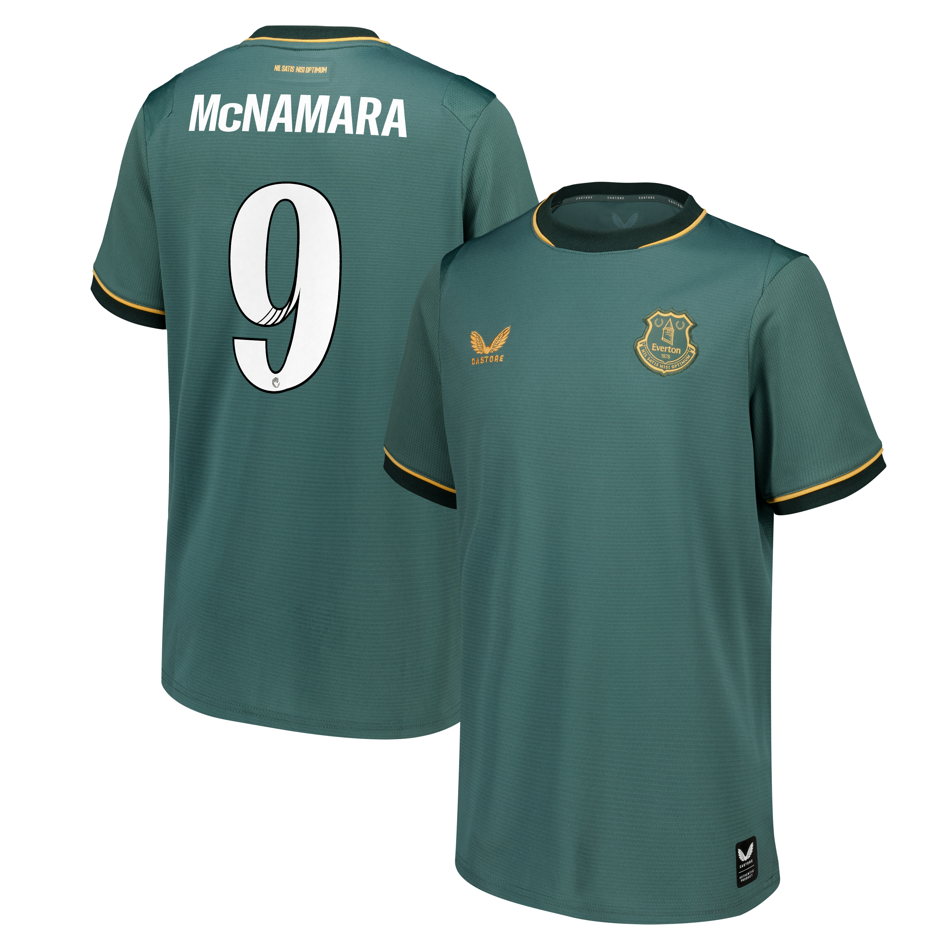 Everton WSL Castore Third Replica Shirt 2026-27 - Kids with McNamara 9 printing