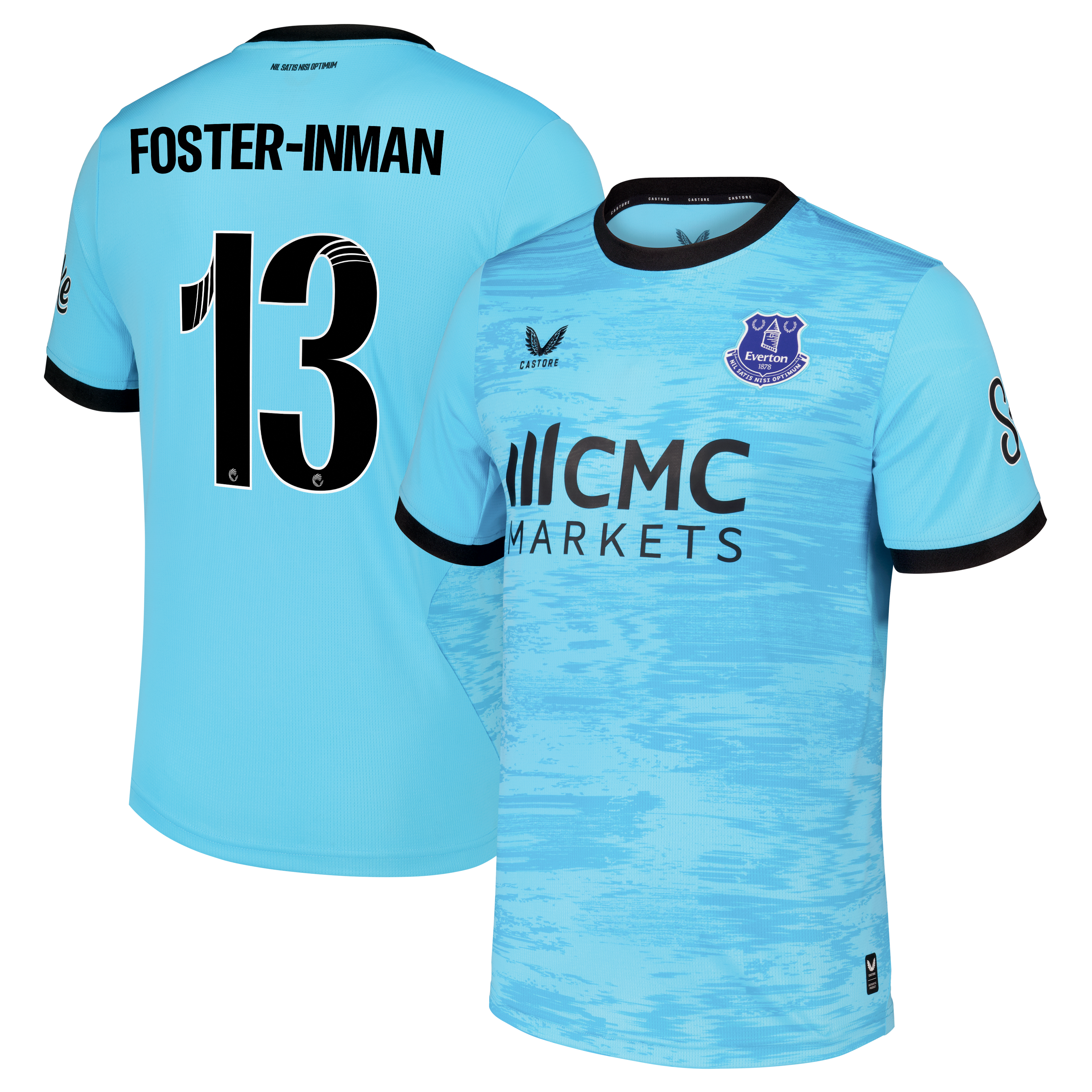 Everton WSL Castore Third Goalkeeper Shirt 2026-27 with Foster-Inman 13 printing, , rebel_hi-res