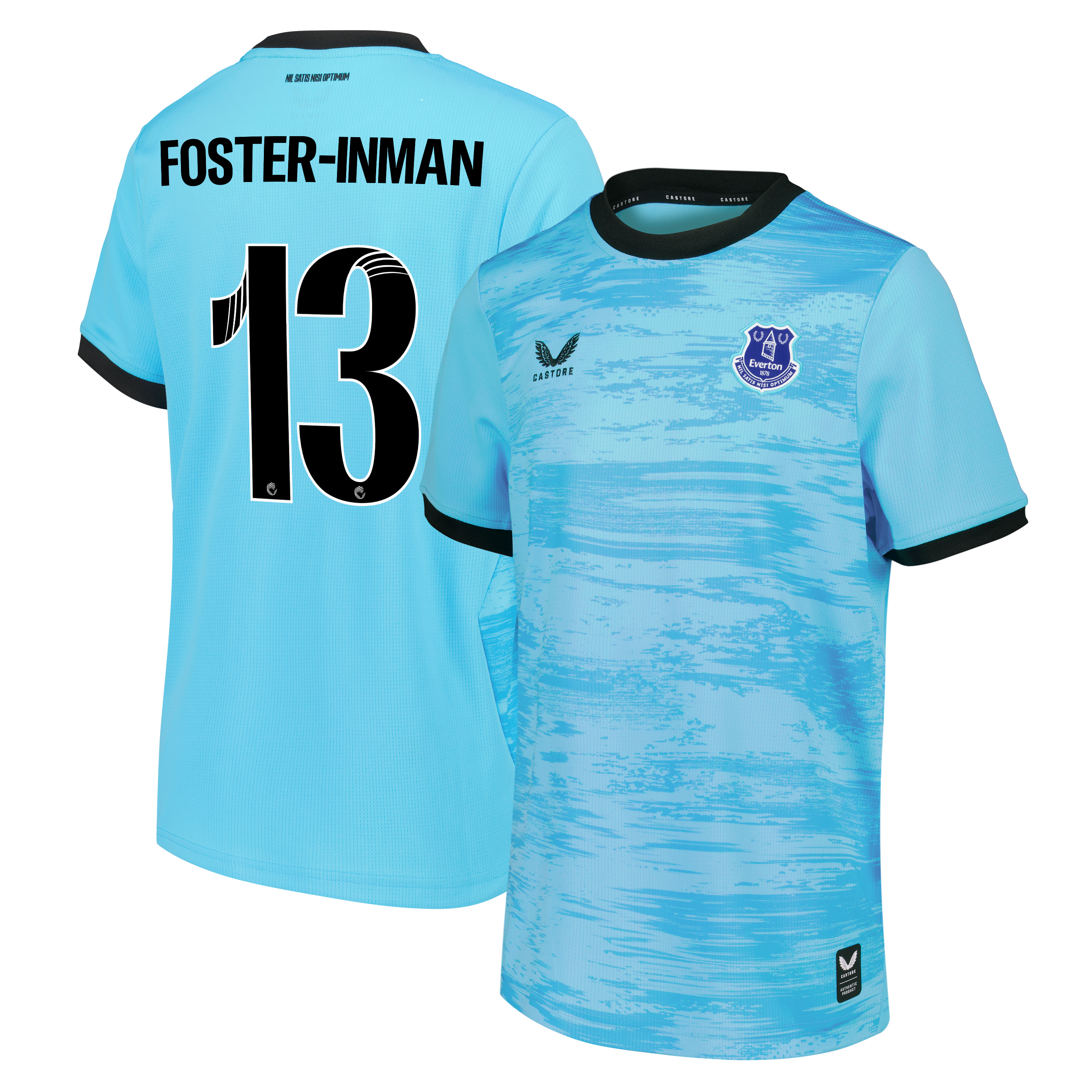 Everton WSL Castore Third Goalkeeper Shirt 2026-27 - Kids with Foster-Inman 13 printing