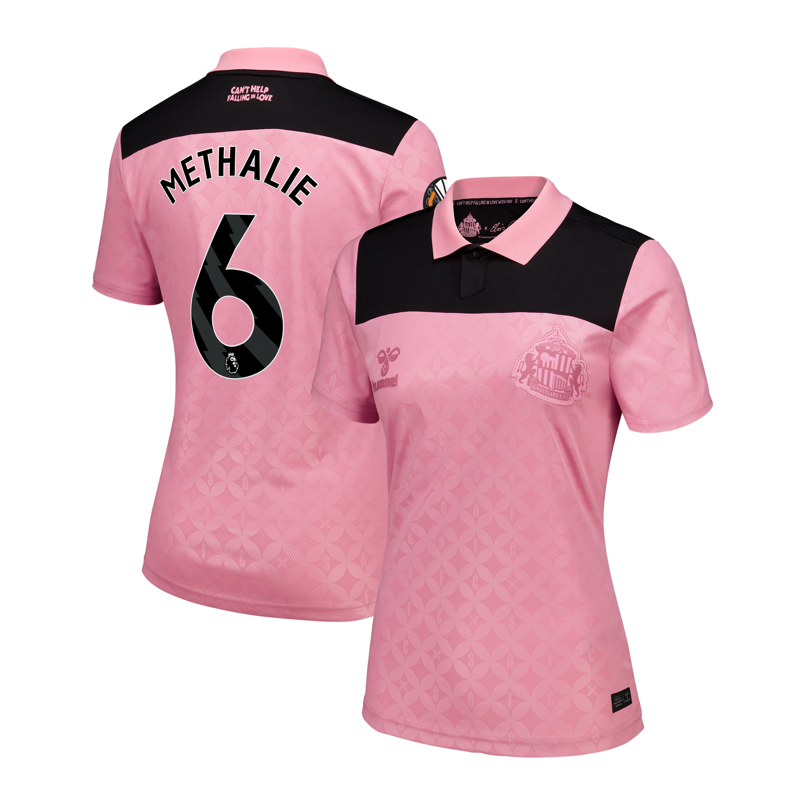Sunderland x Elvis Hummel Away Shirt 2026-27 - Womens with Methalie 6 printing, , rebel_hi-res