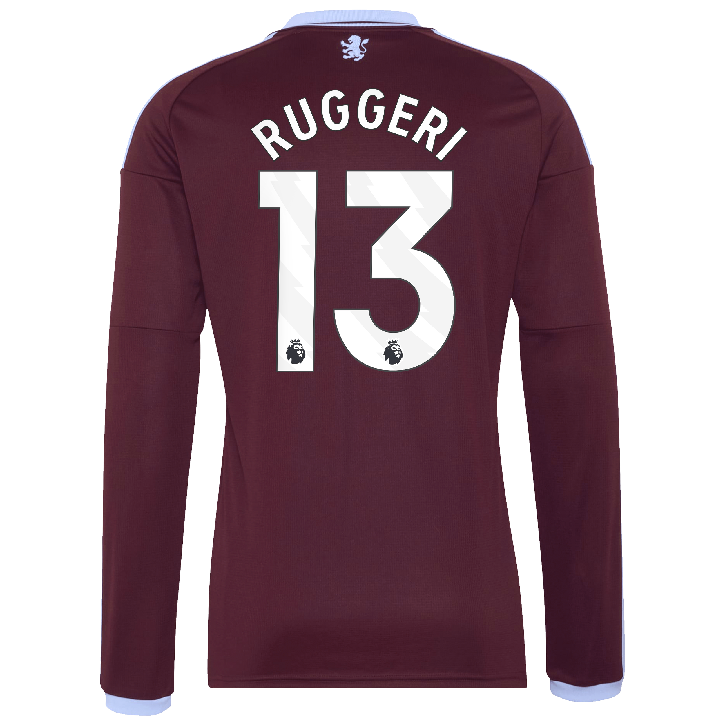Aston Villa adidas Home Shirt 2026-27 - Long Sleeve with Ruggeri 13 printing, , rebel_hi-res
