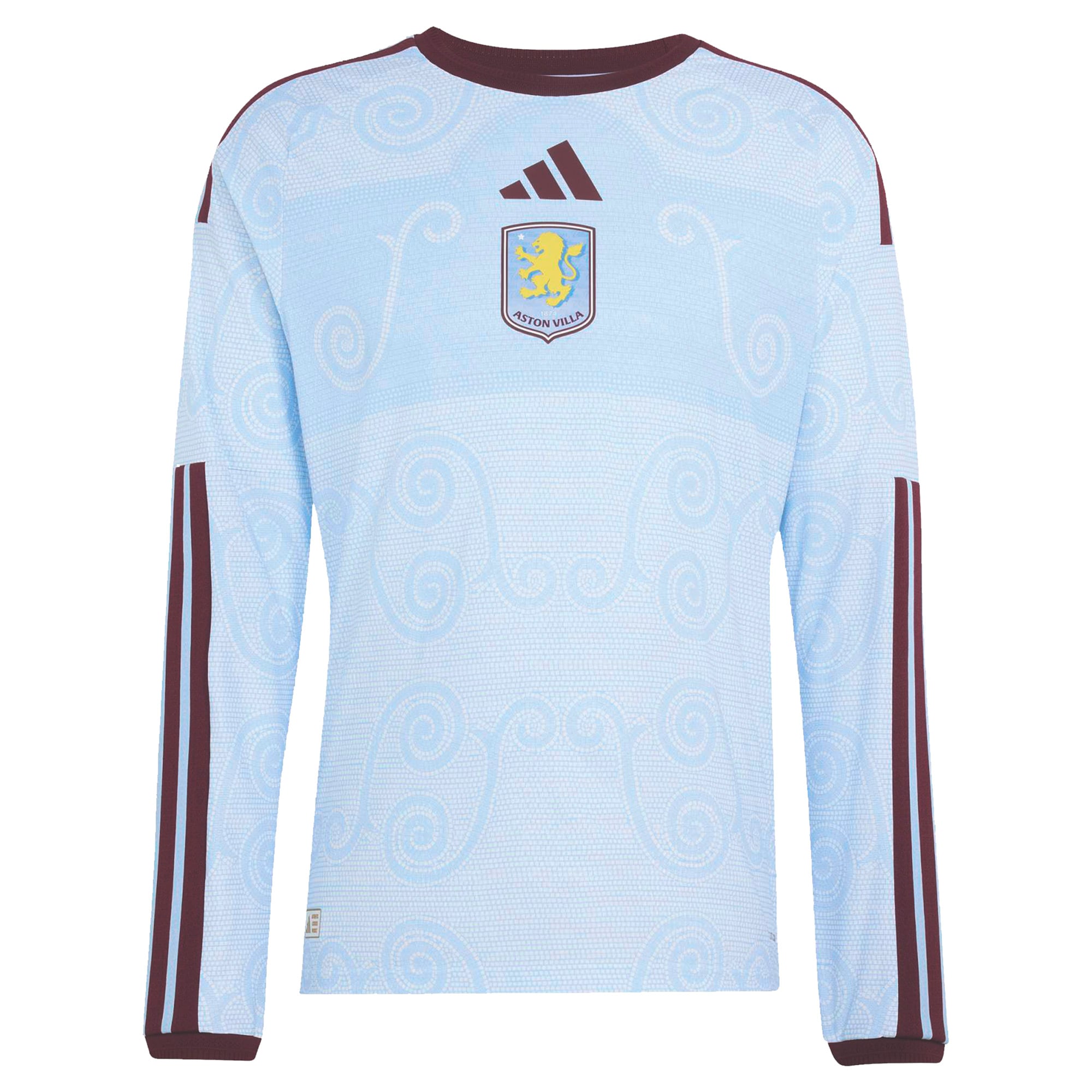 Aston Villa adidas Third Authentic Shirt 2026-27 - Long Sleeve with Ruggeri 13 printing, , rebel_hi-res