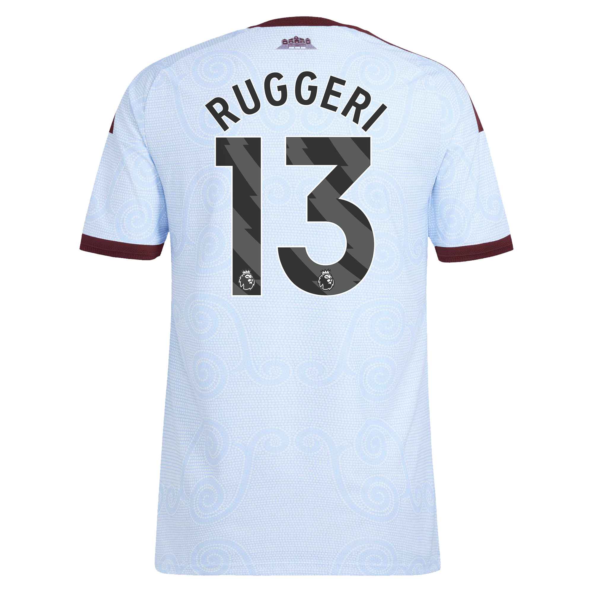 Aston Villa adidas Third Authentic Shirt 2026-27 with Ruggeri 13 printing, , rebel_hi-res