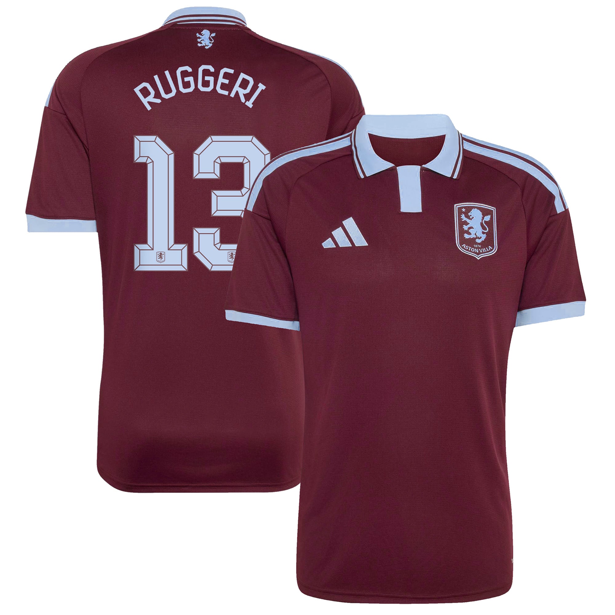 Aston Villa adidas Home Shirt 2026-27 with Ruggeri 13 Cup printing, , rebel_hi-res