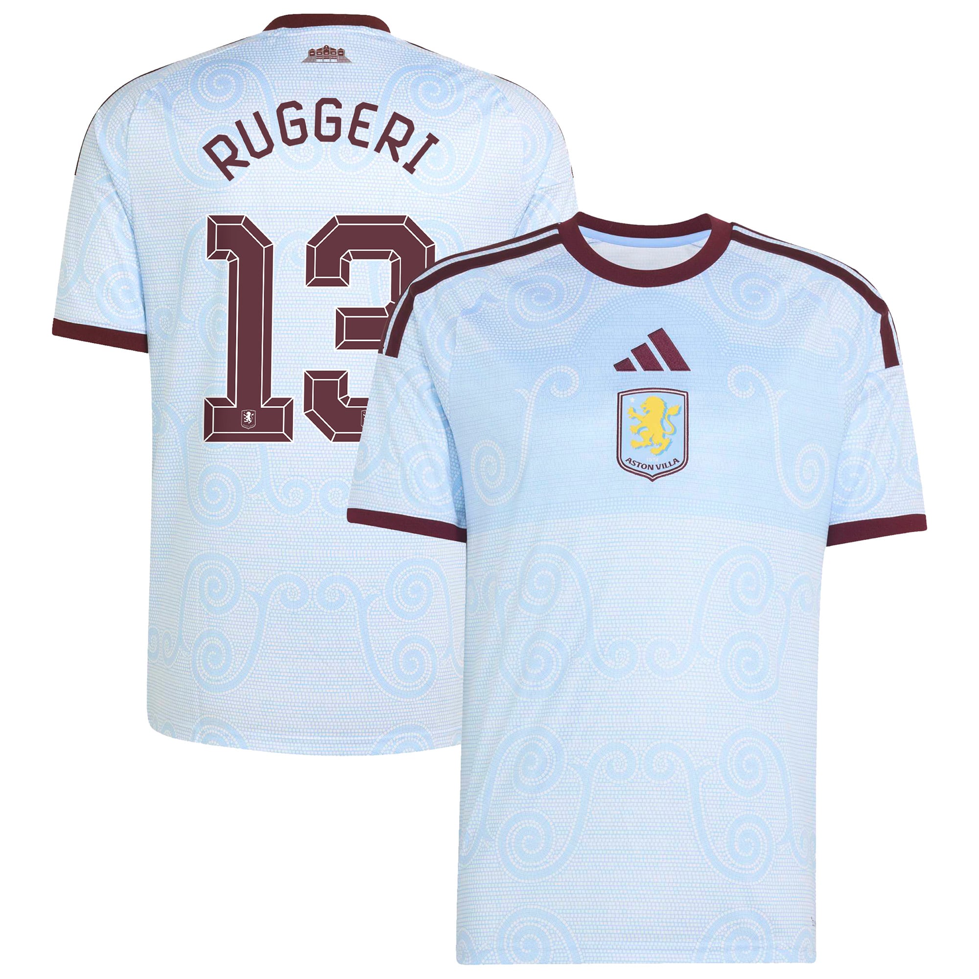 Aston Villa adidas Third Shirt 2026-27 with Ruggeri 13 Cup printing, , rebel_hi-res