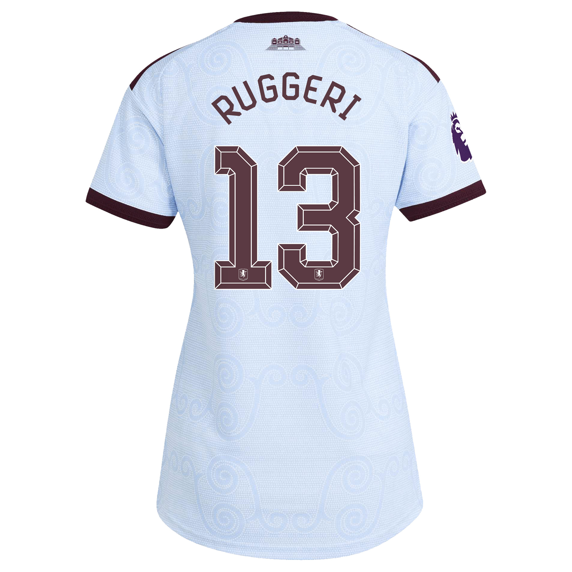 Aston Villa adidas Third Authentic Shirt 2026-27 - Womens with Ruggeri 13 Cup printing, , rebel_hi-res
