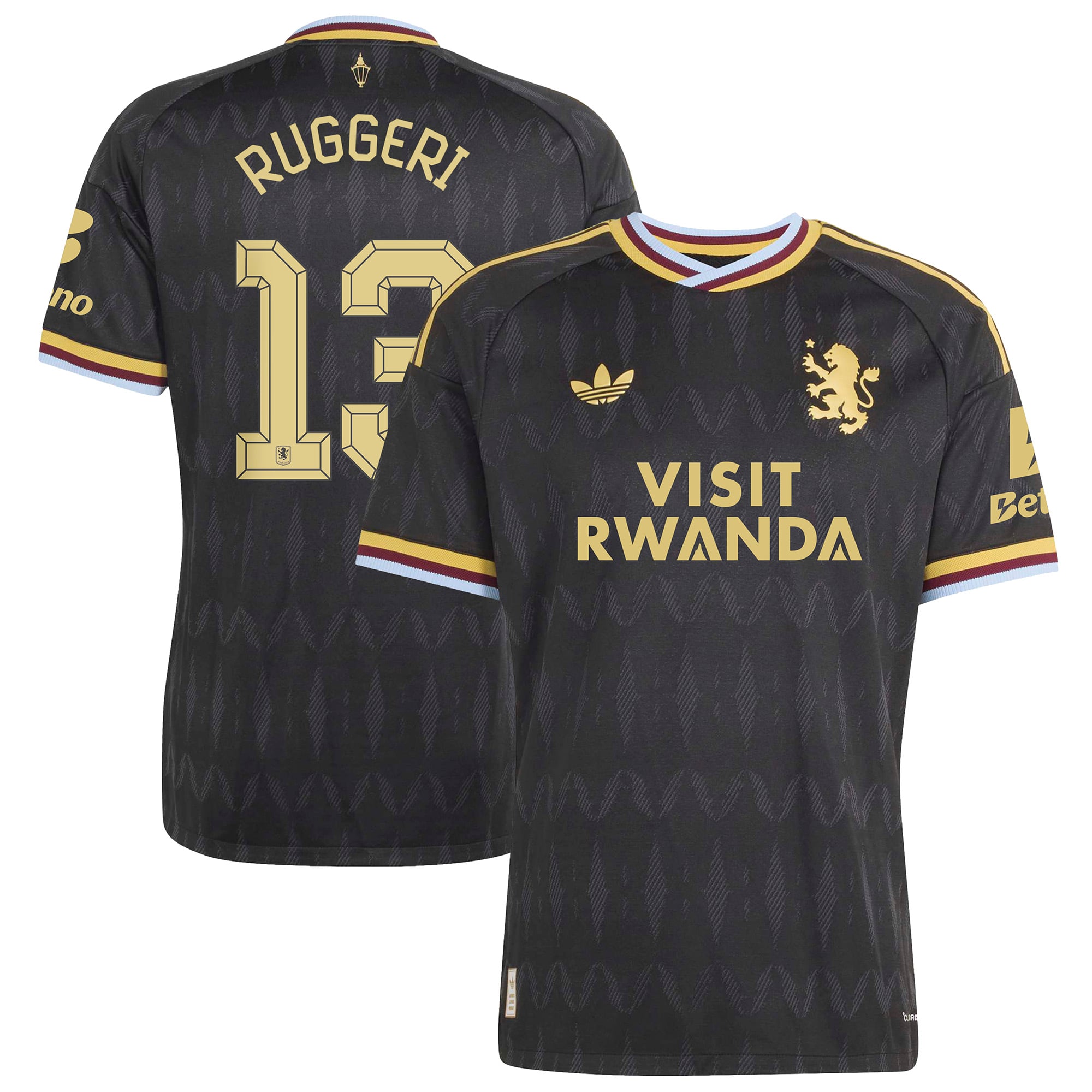 Aston Villa adidas Away Authentic Shirt 2026-27 with Ruggeri 13 Cup printing, , rebel_hi-res