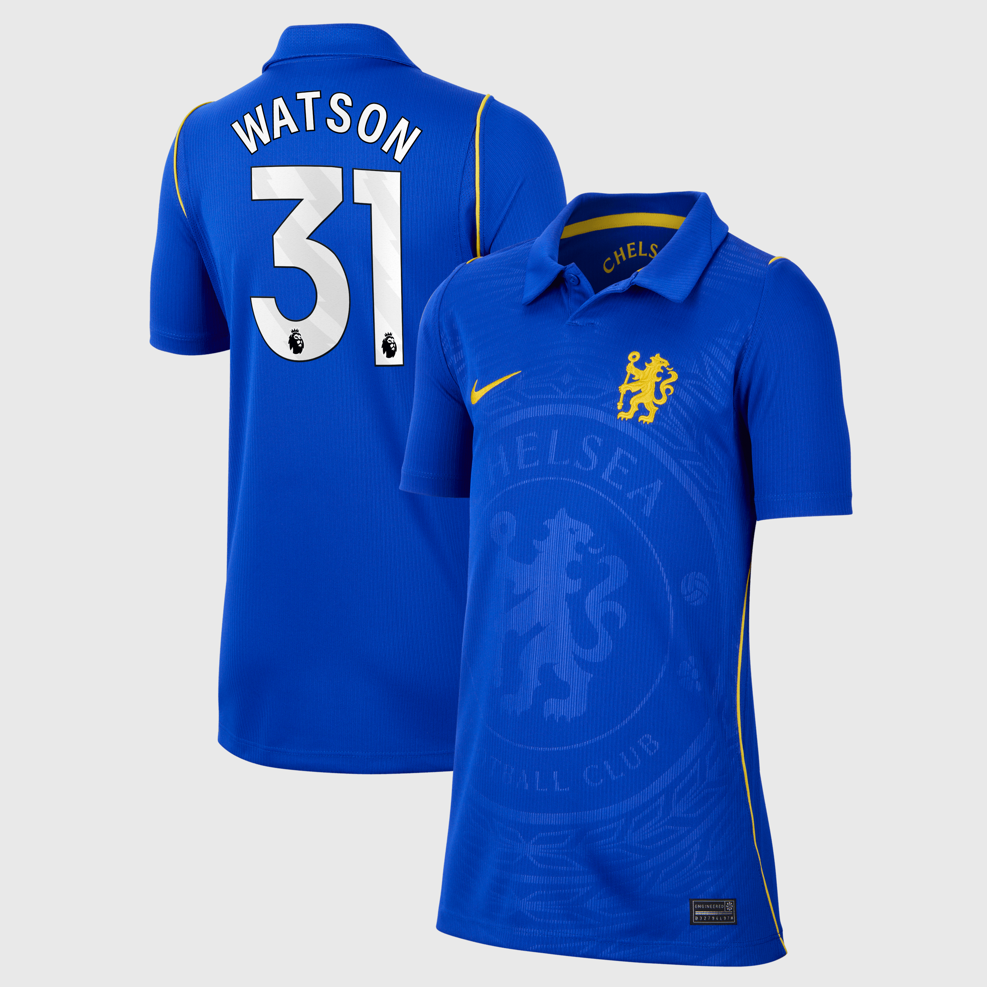 Chelsea Nike Home Stadium Shirt 2026-27 - Kids with Watson 31 printing