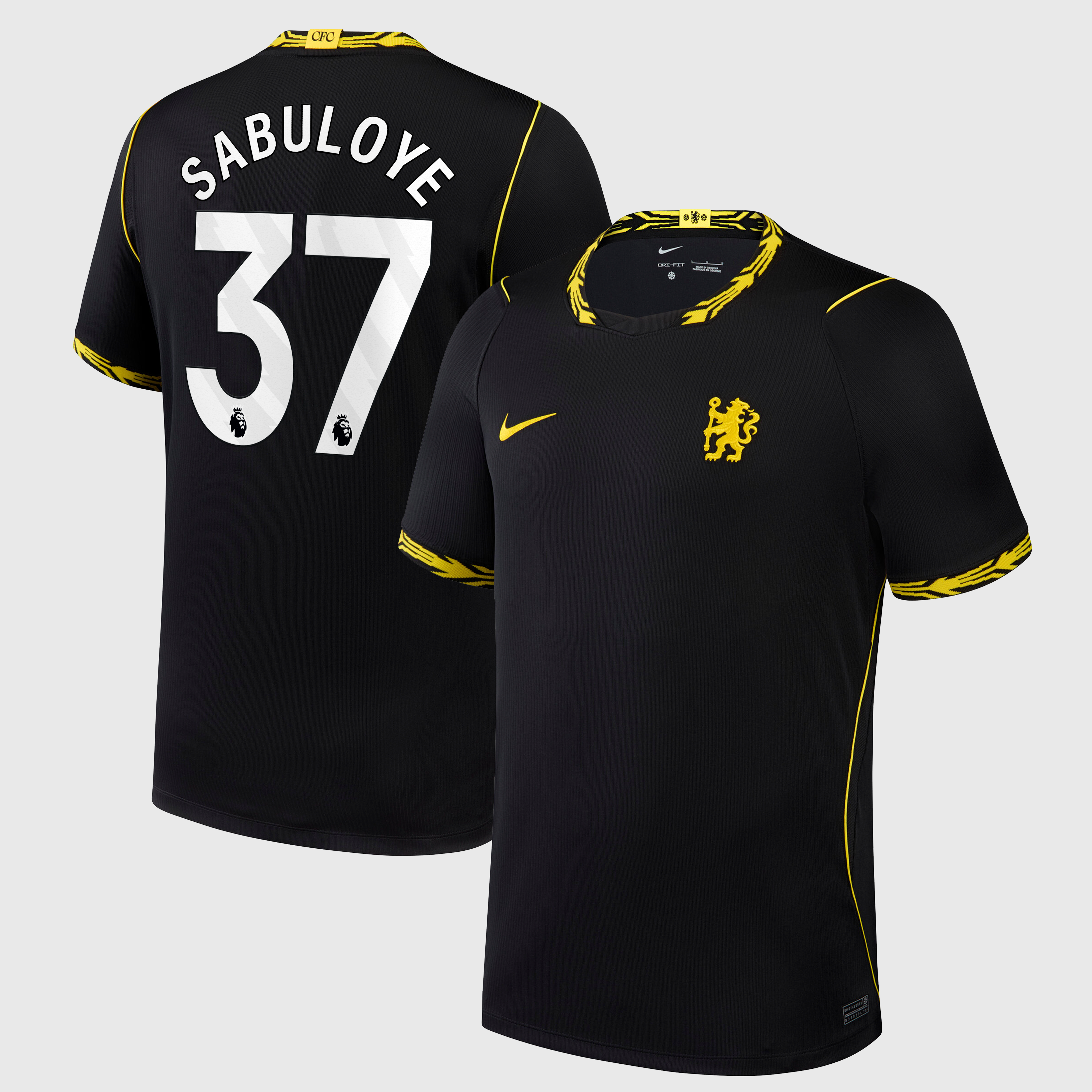 Chelsea Nike Away Stadium Shirt 2026-27 with Sabuloye 37 printing