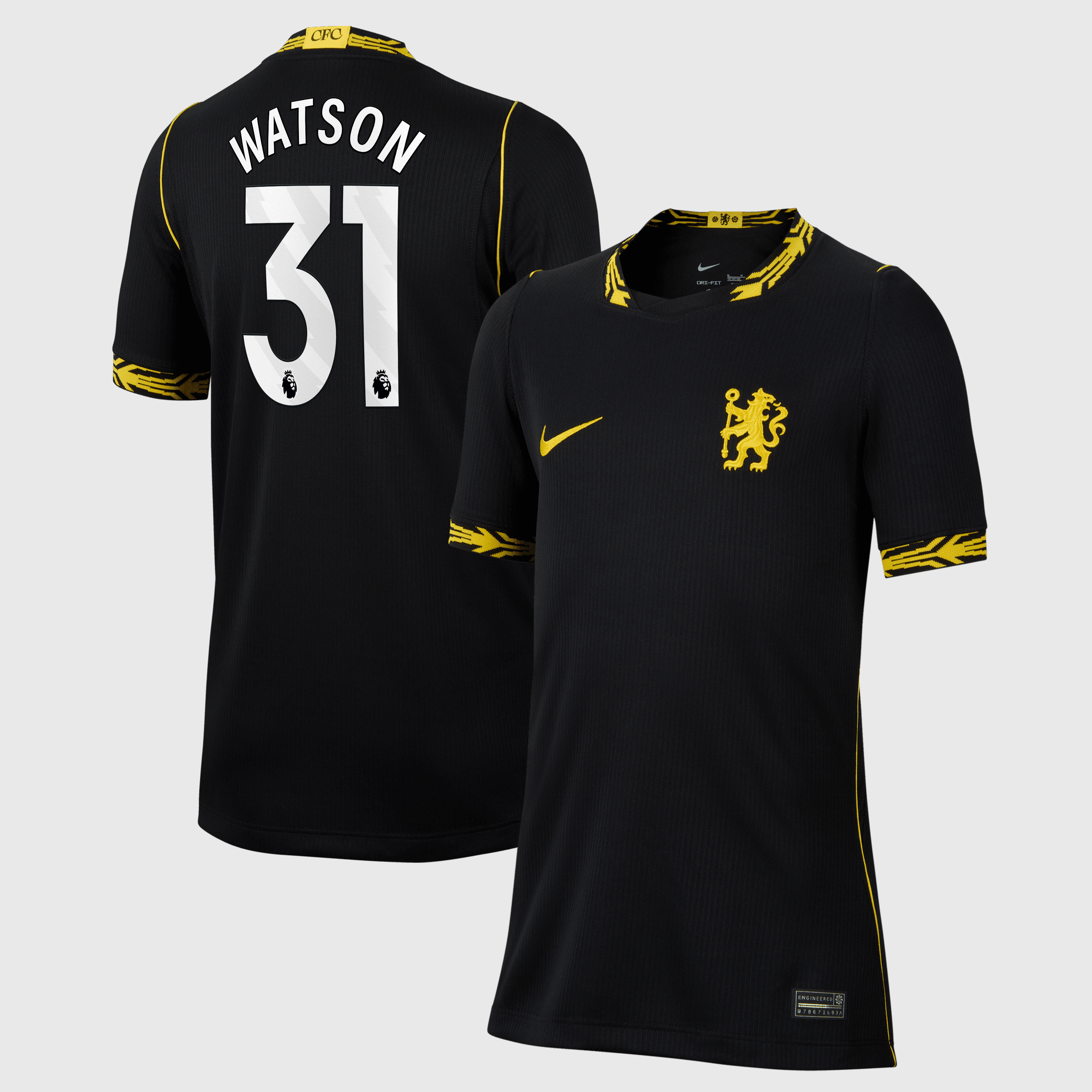 Chelsea Nike Away Stadium Shirt 2026-27 - Kids with Watson 31 printing