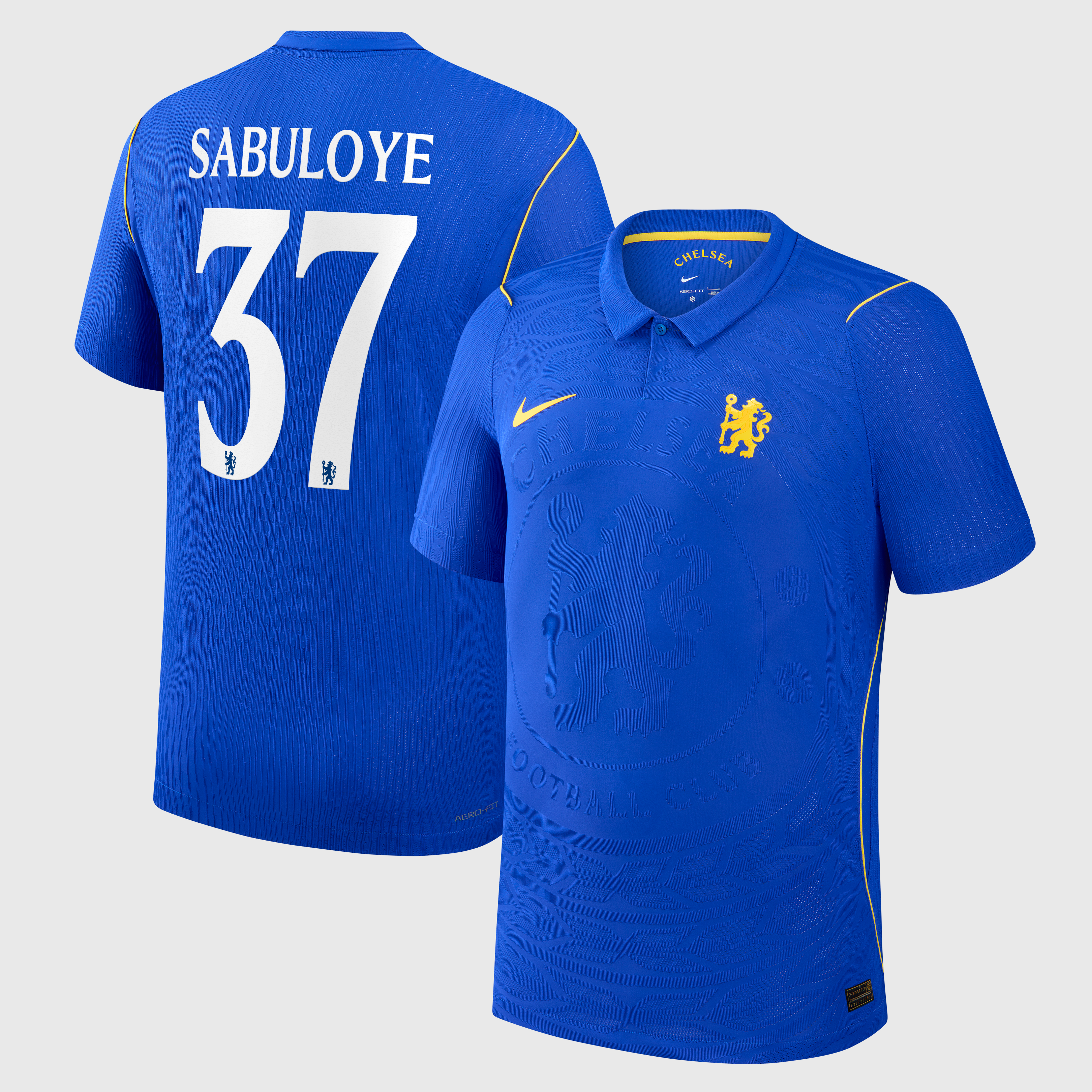 Chelsea Nike Home Aero-FIT Match Shirt 2026-27 with Sabuloye 37 printing
